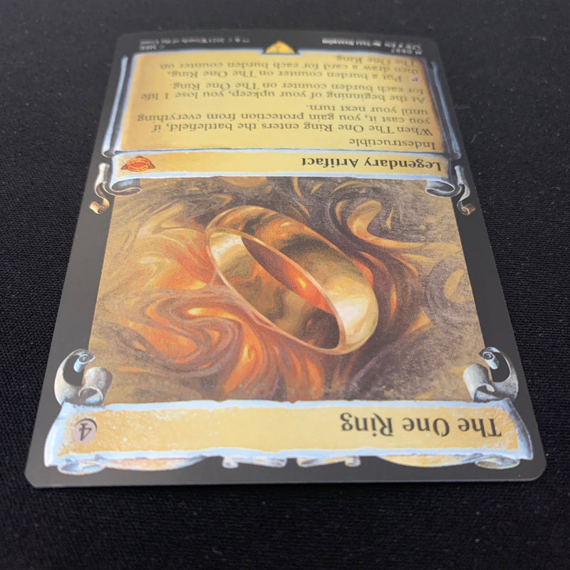 [FOIL] The One Ring (Silver Foil) - The Lord of the Rings: Tales of Middle-earth Holiday Release - NM