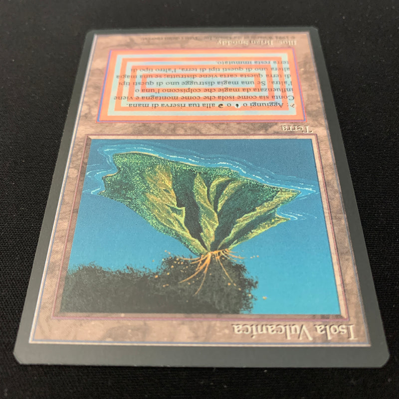 Volcanic Island - Foreign Black Bordered - Italian