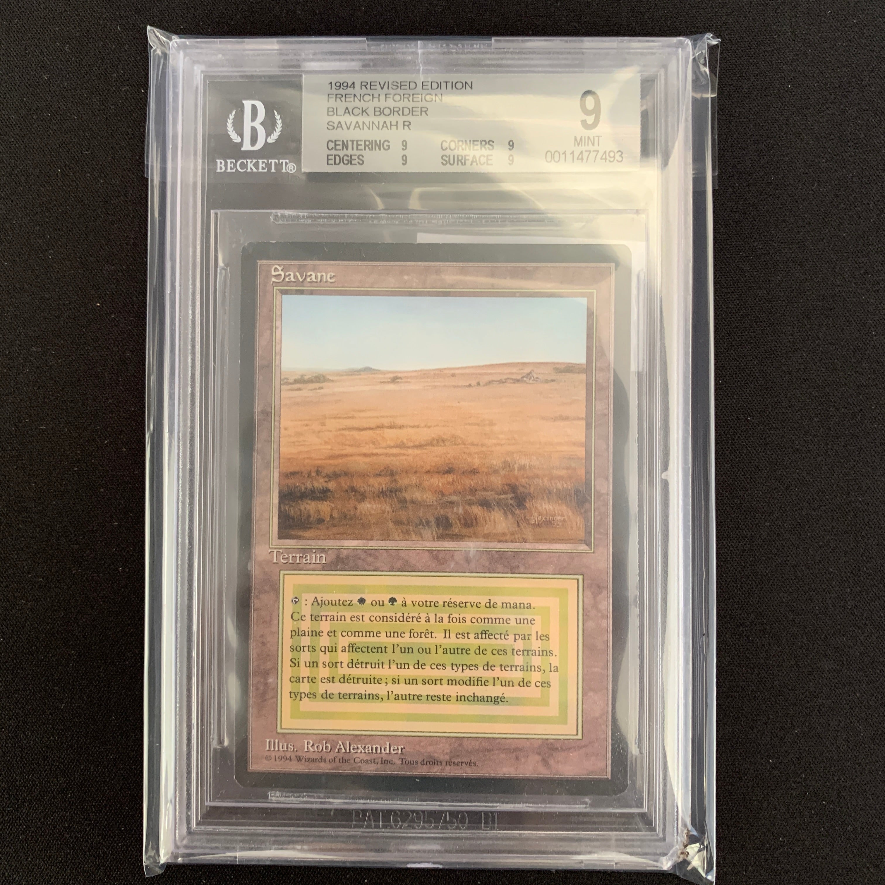 MTG Singles - Savannah - Foreign Black Bordered - French - BGS 9 - 21715