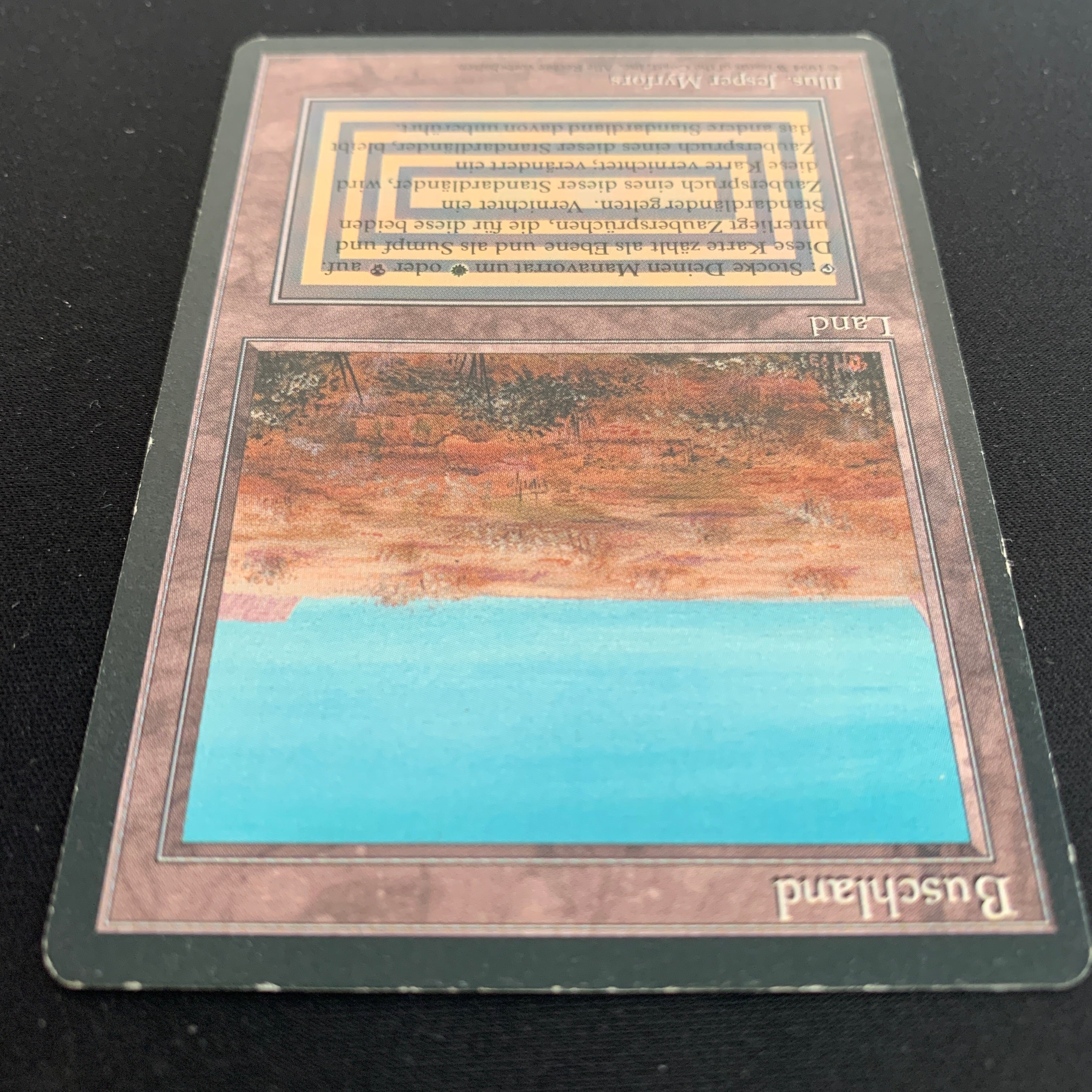 MTG Singles - Scrubland - Foreign Black Bordered - 