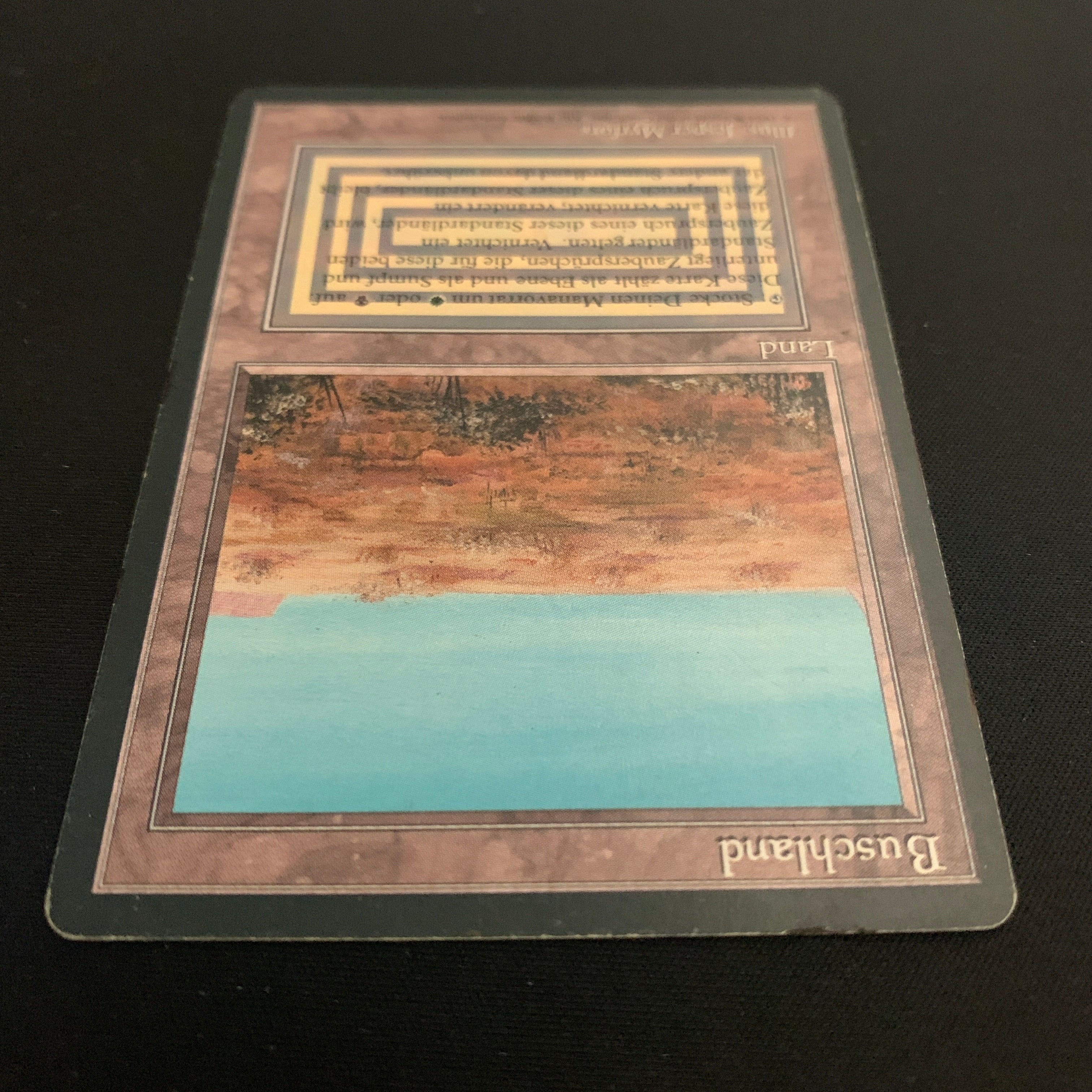 MTG Singles - Scrubland - Foreign Black Bordered - 