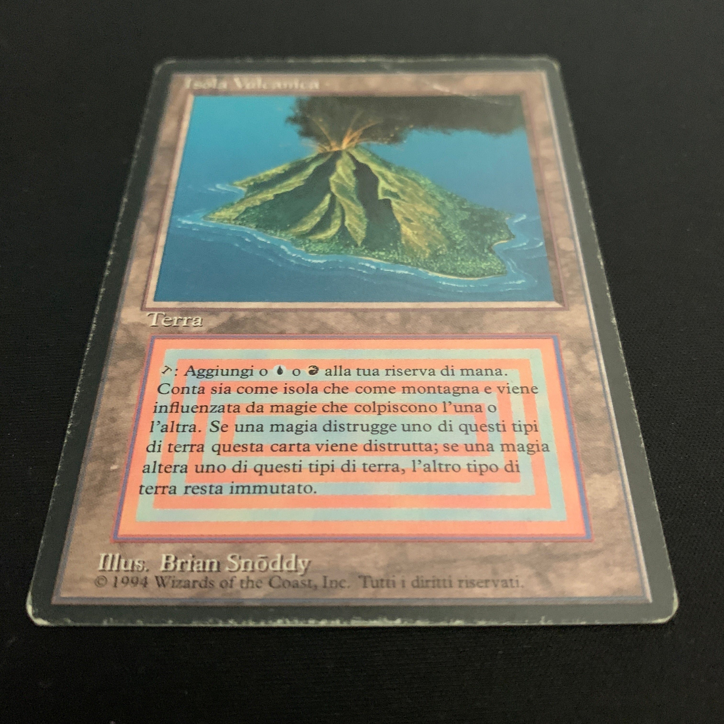 MTG Singles - Volcanic Island - Foreign Black Bordered - 