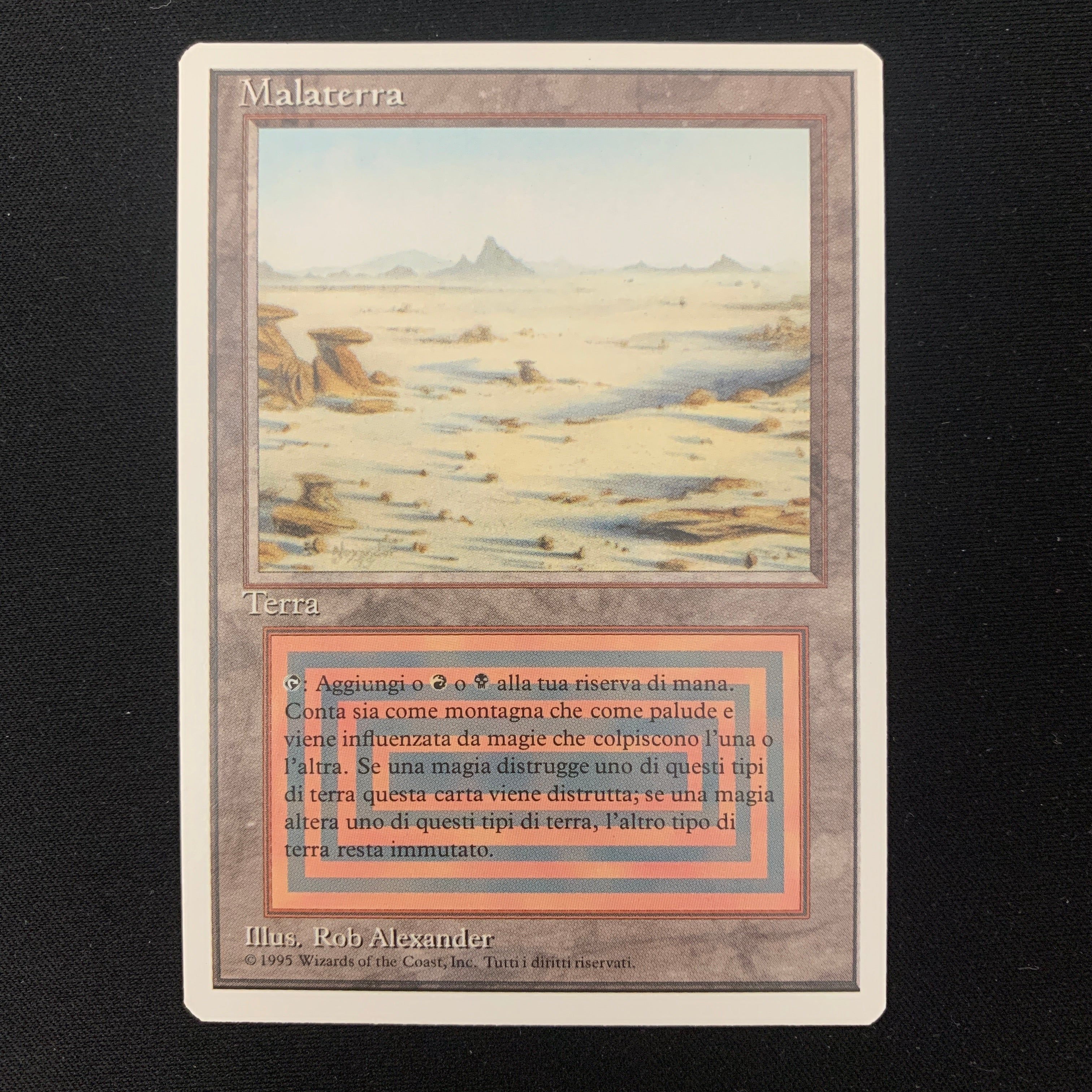 MTG Singles - Badlands - Foreign White Bordered - Italian - NM - 23963