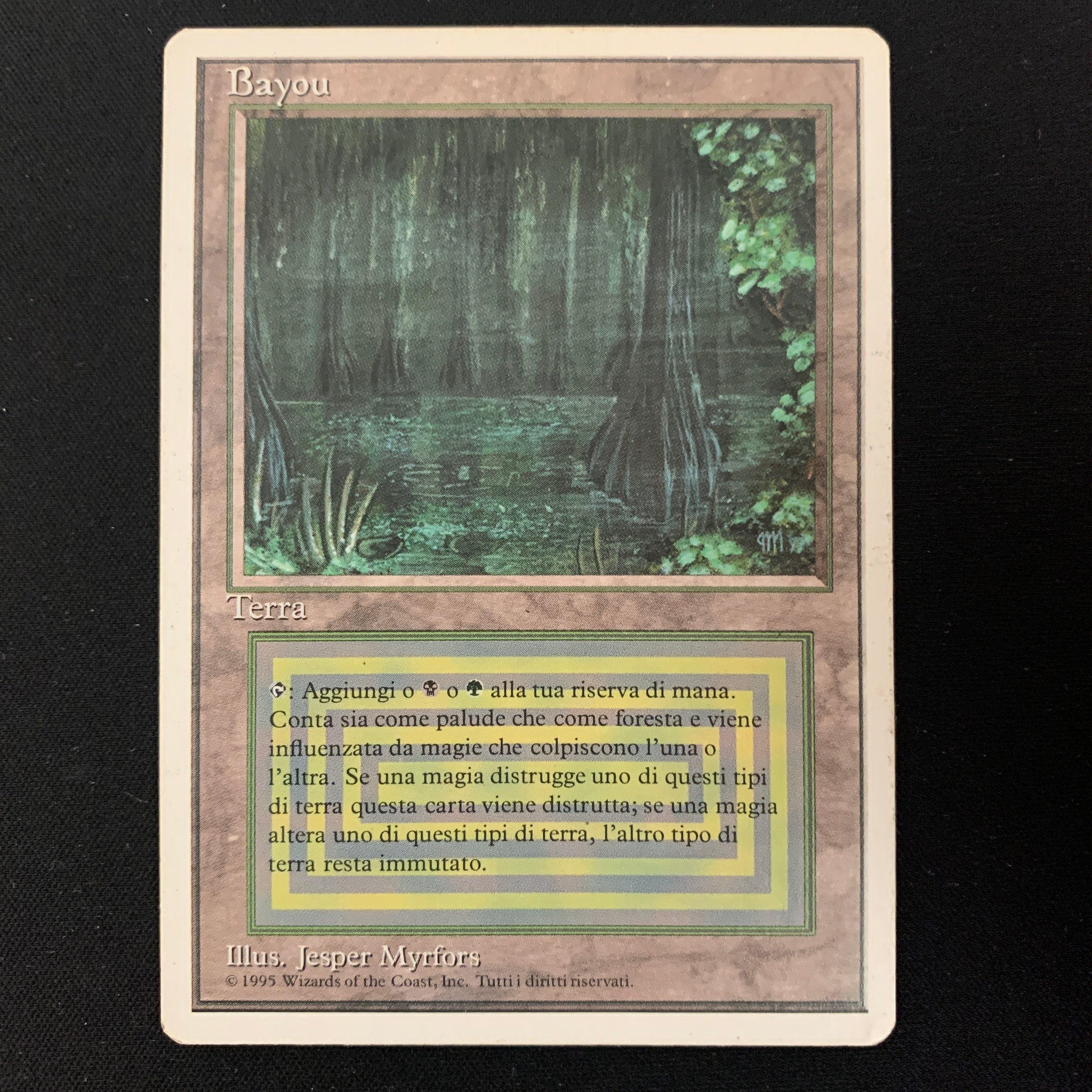 MTG Singles - Bayou - Foreign White Bordered - Italian - LP - 24519
