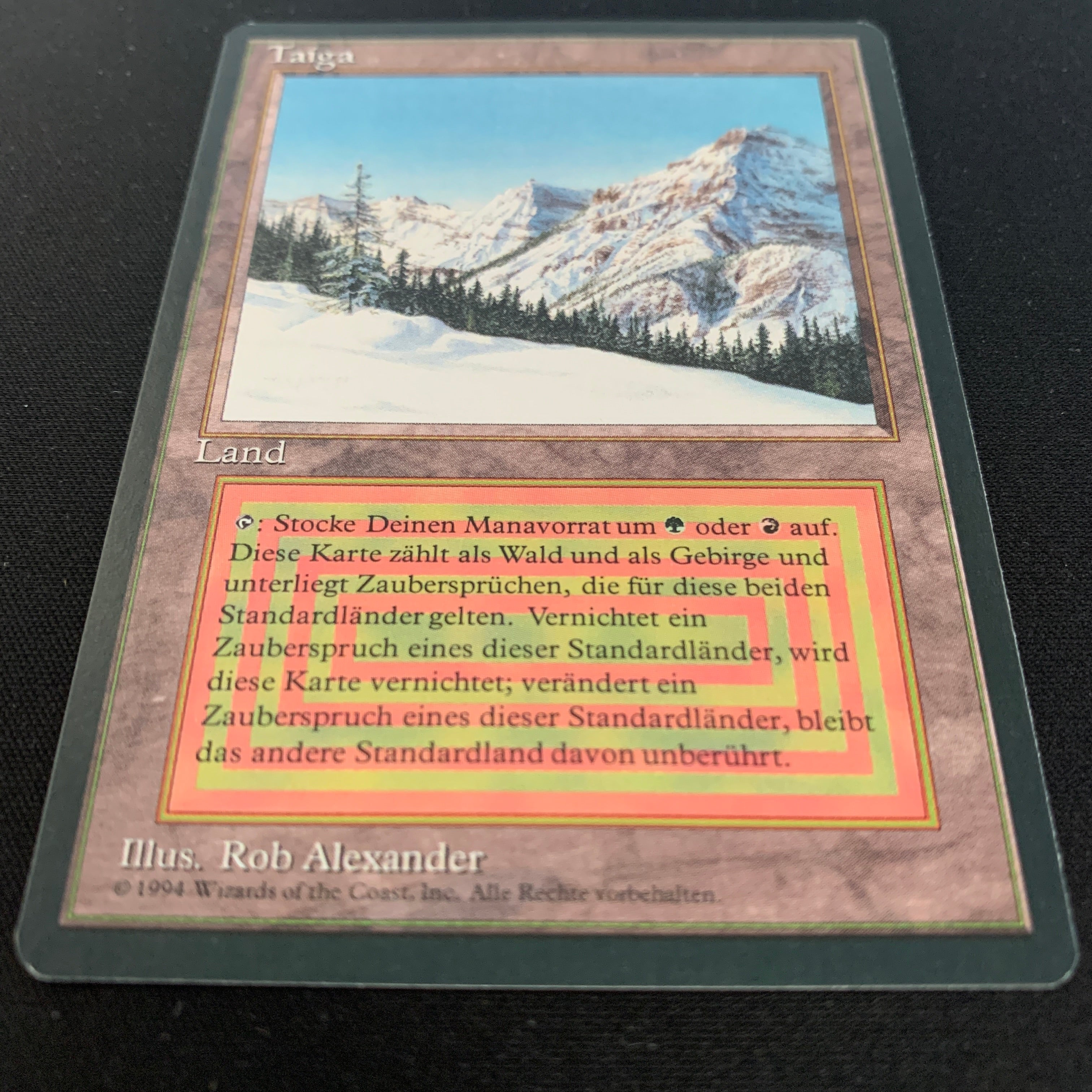 MTG Singles - Taiga - Foreign Black Bordered - 