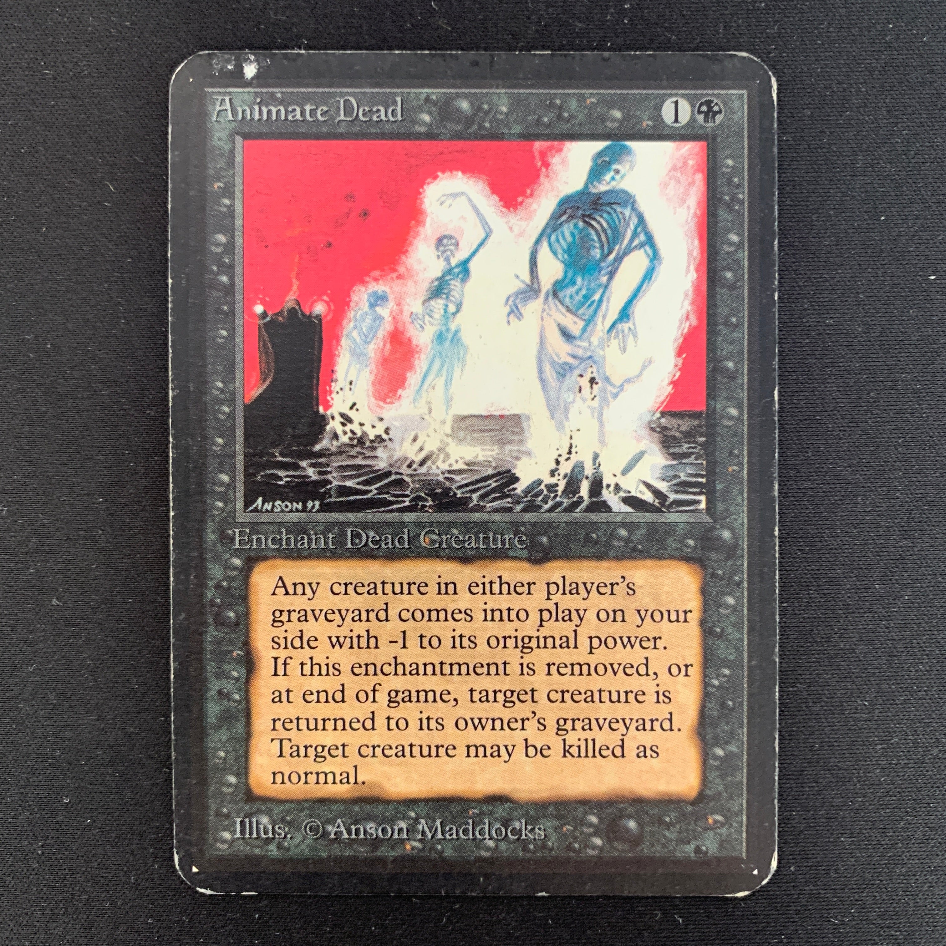 MTG Singles - Animate Dead - Alpha - PL - INKED - 24636