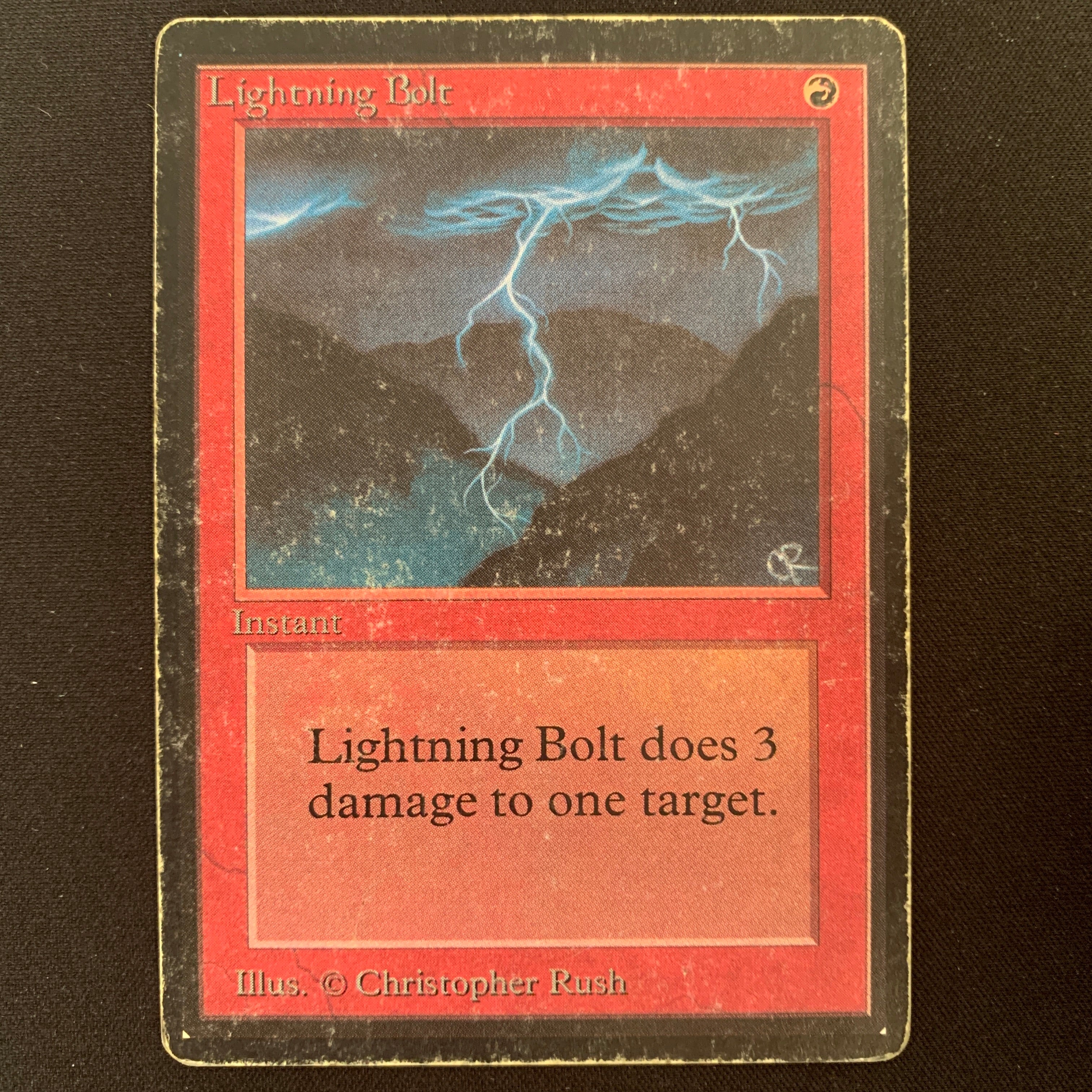 MTG Singles - Lightning Bolt - Beta - PO - 24774