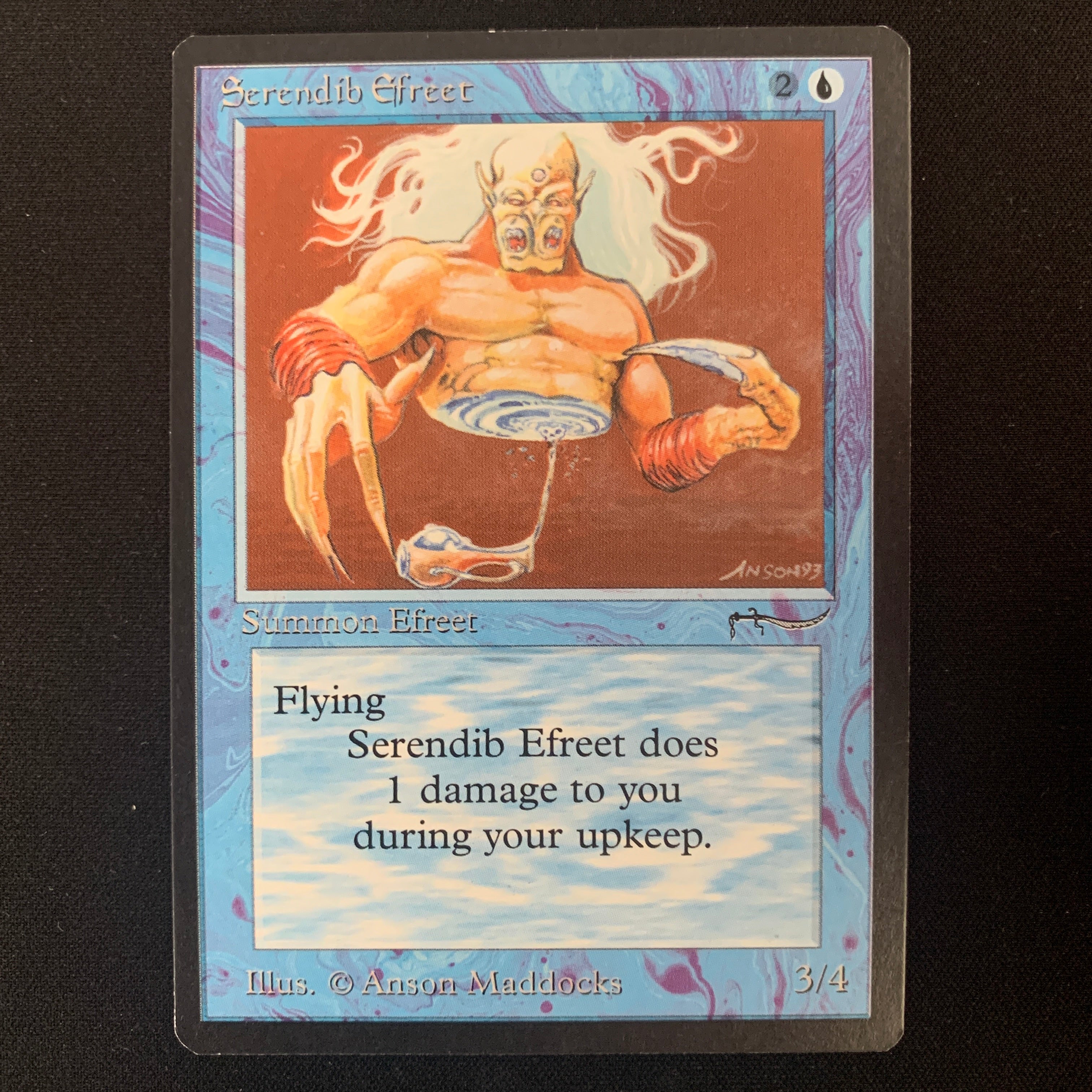 MTG Singles - Serendib Efreet - Arabian Nights - NM - 24795