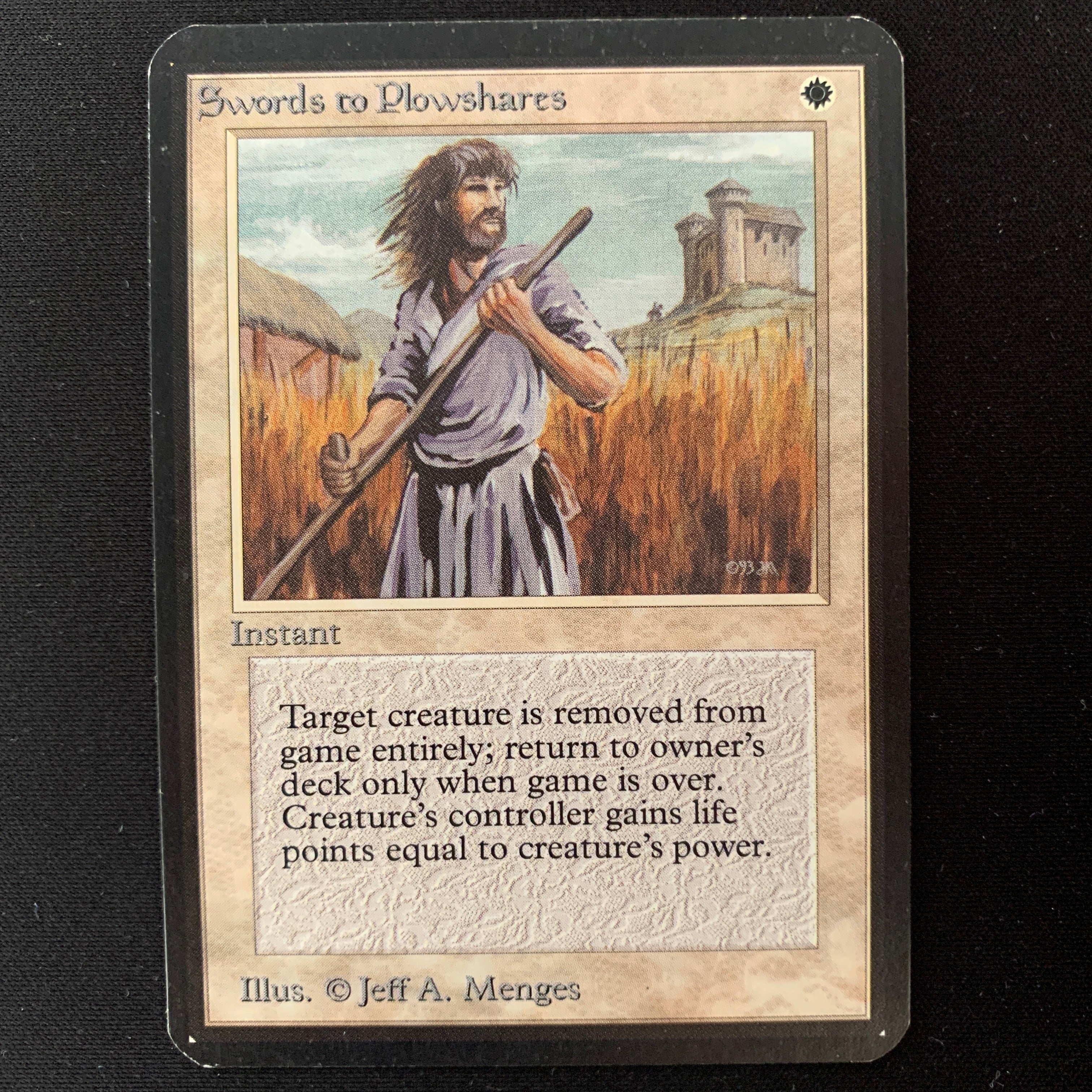 MTG Singles - Swords to Plowshares - Alpha - EX - 25060