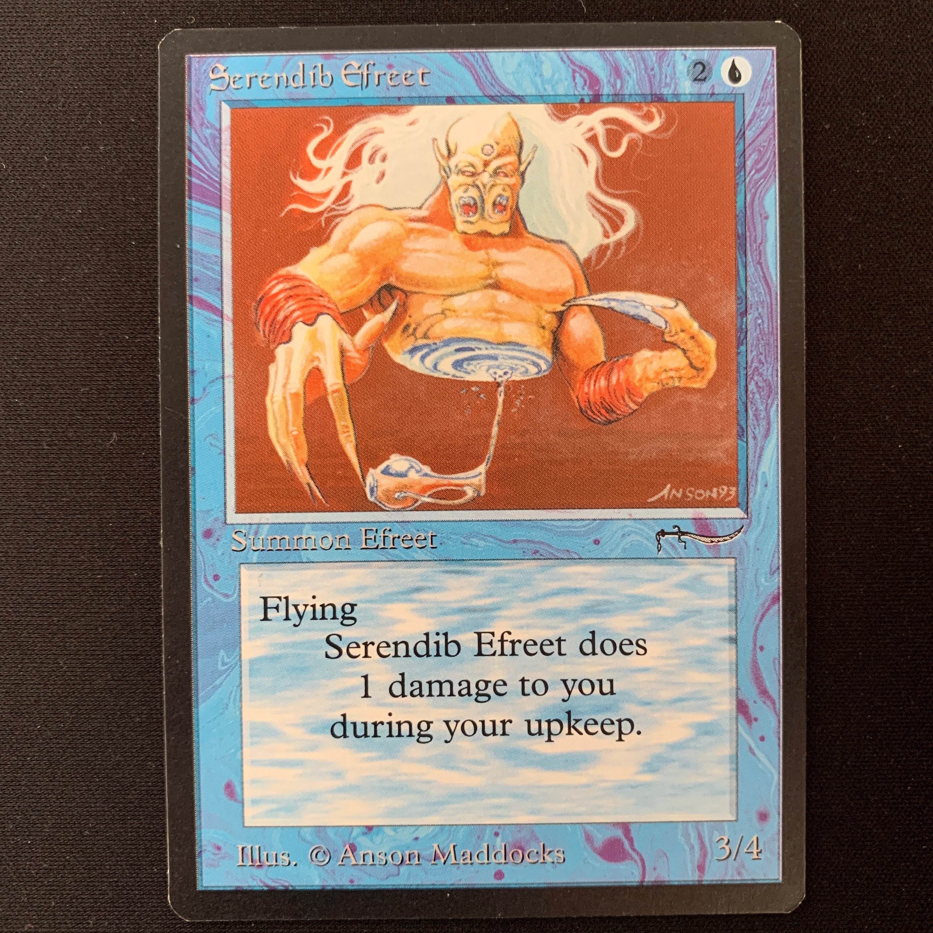 MTG Singles - Serendib Efreet - Arabian Nights - NM - 25096
