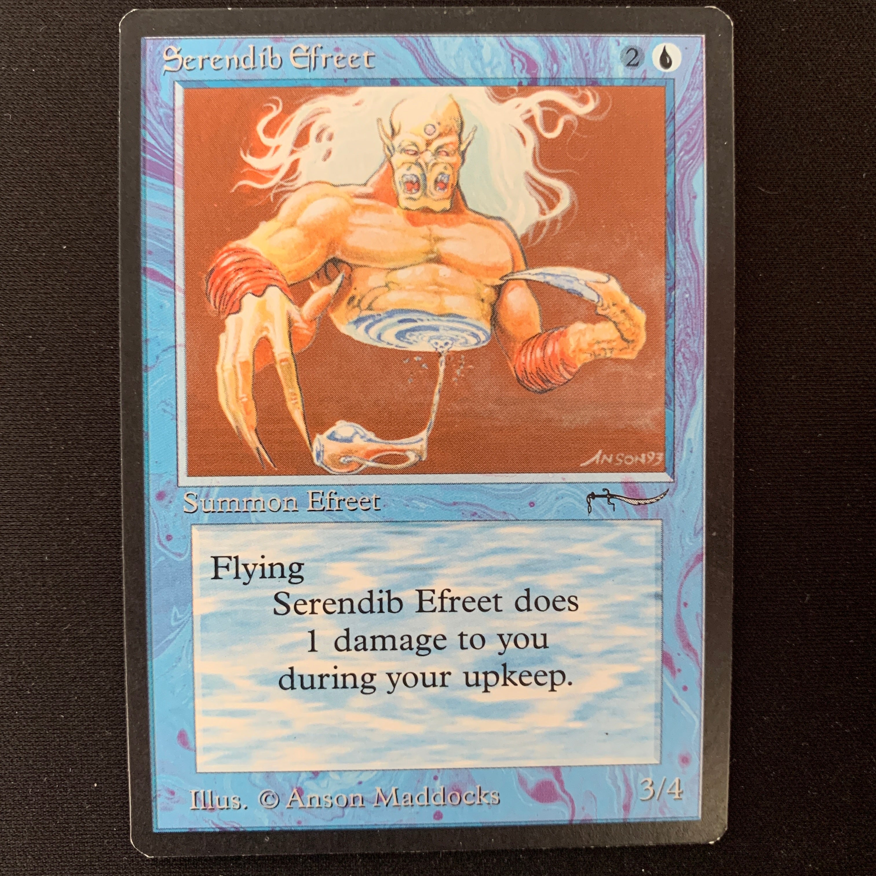 MTG Singles - Serendib Efreet - Arabian Nights - NM - 25097