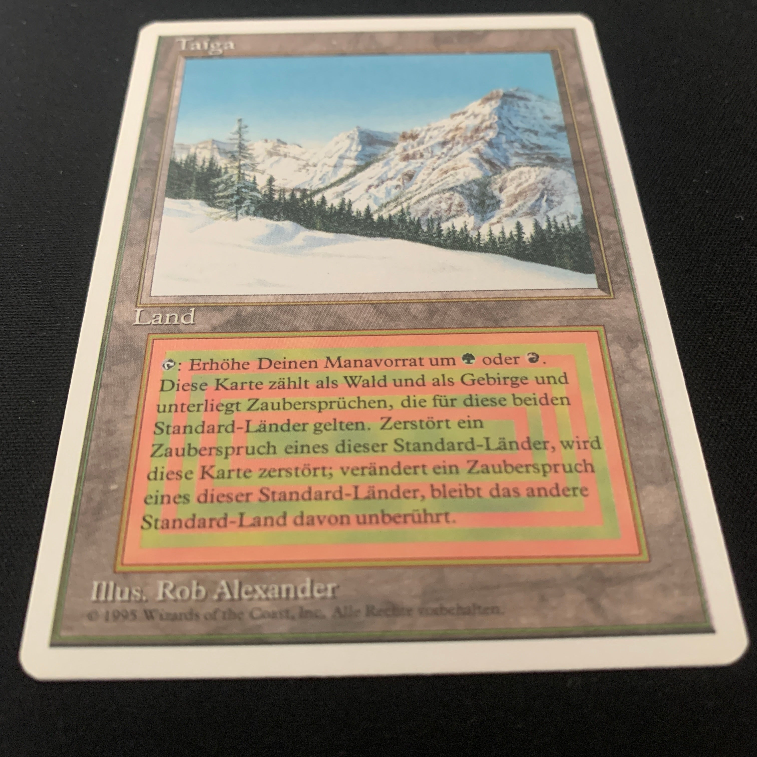 MTG Singles - Taiga - Foreign White Bordered - 