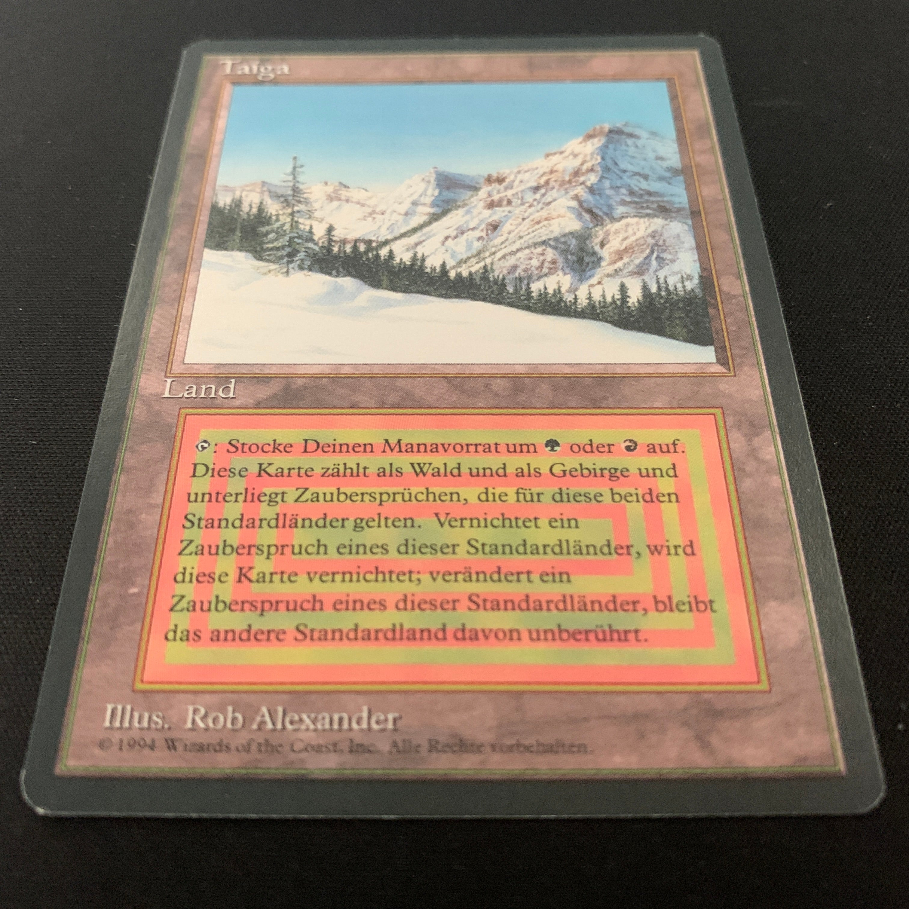 MTG Singles - Taiga - Foreign Black Bordered - 