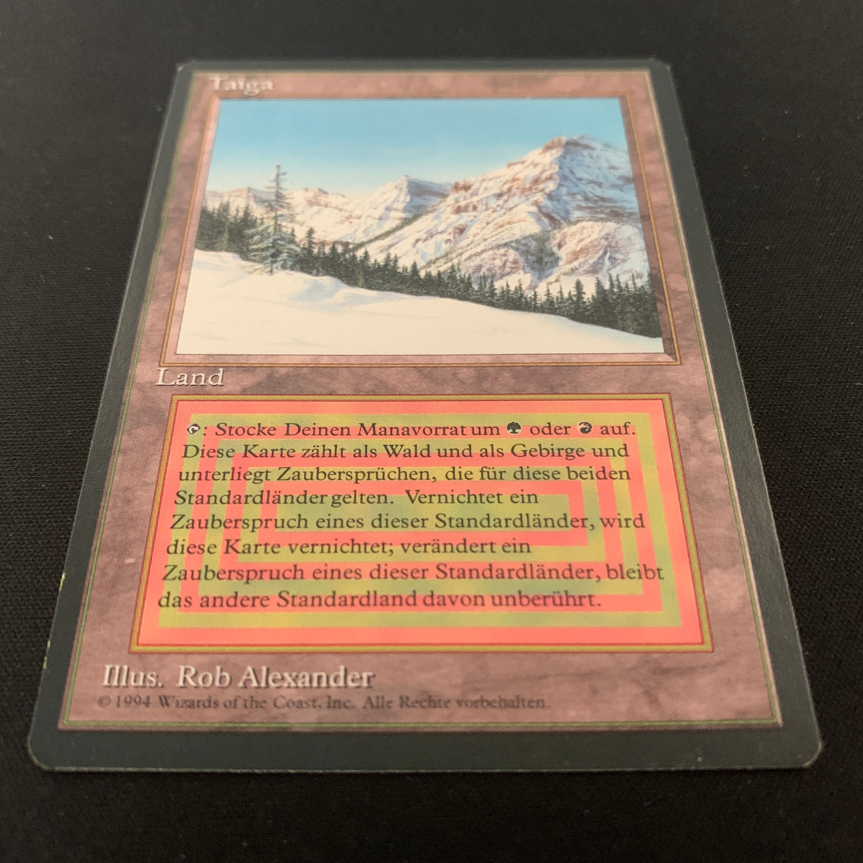 MTG Singles - Taiga - Foreign Black Bordered - 