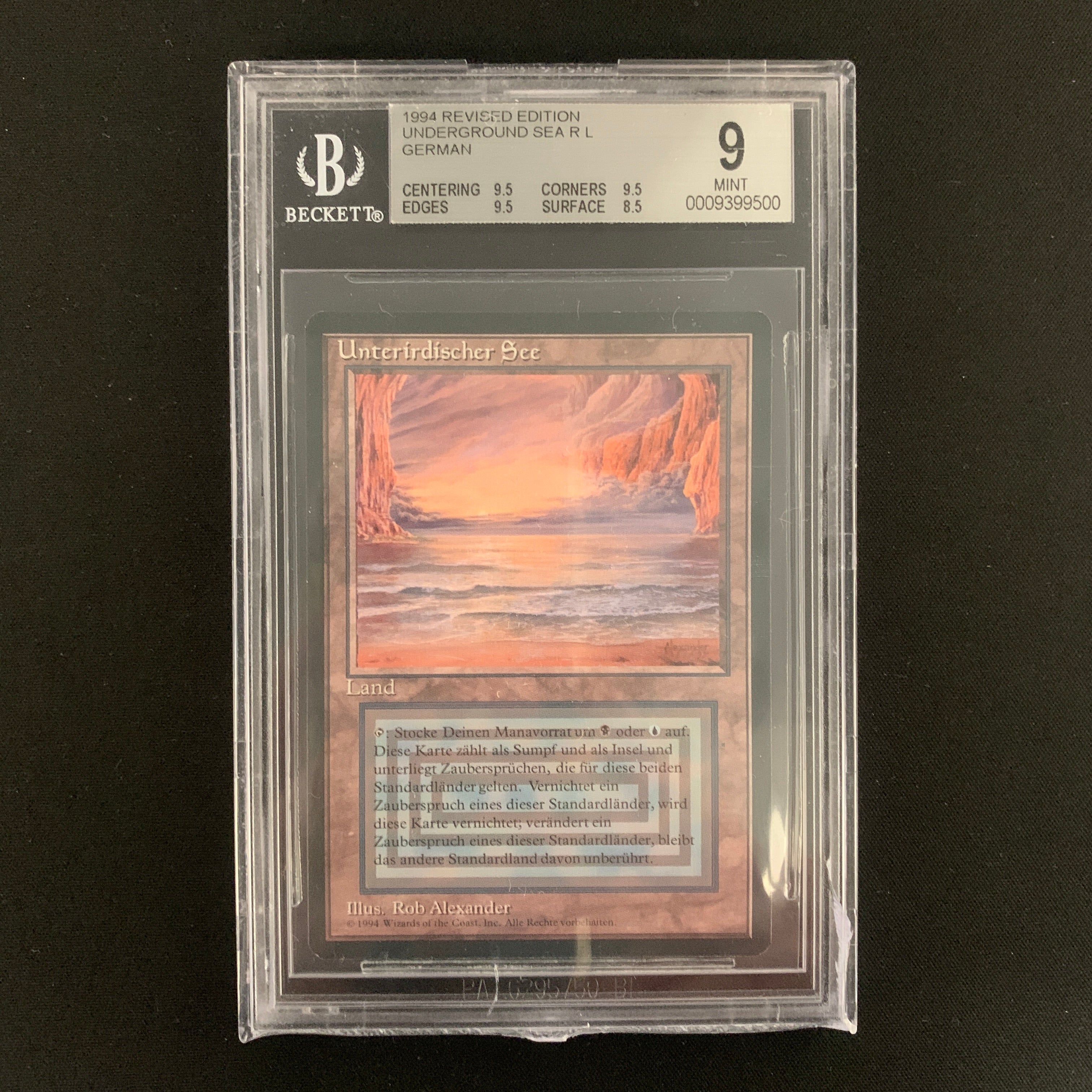 MTG Singles - Underground Sea - Foreign Black Bordered - German - BGS 9 - 25280