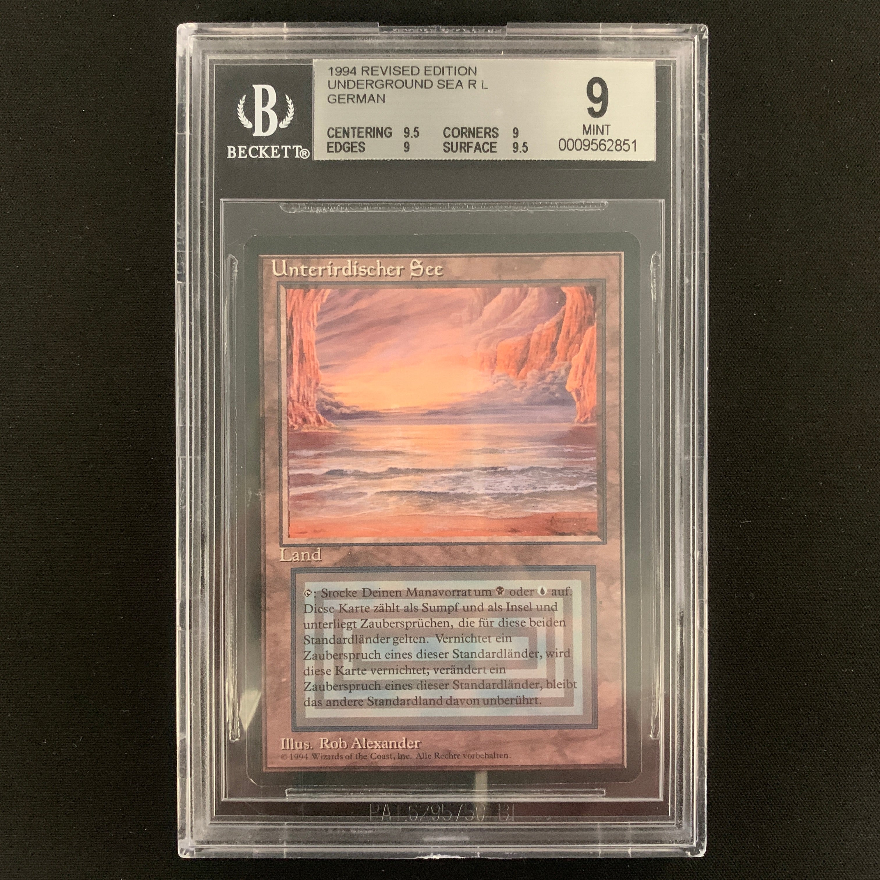 MTG Singles - Underground Sea - Foreign Black Bordered - German - BGS 9 - 25281