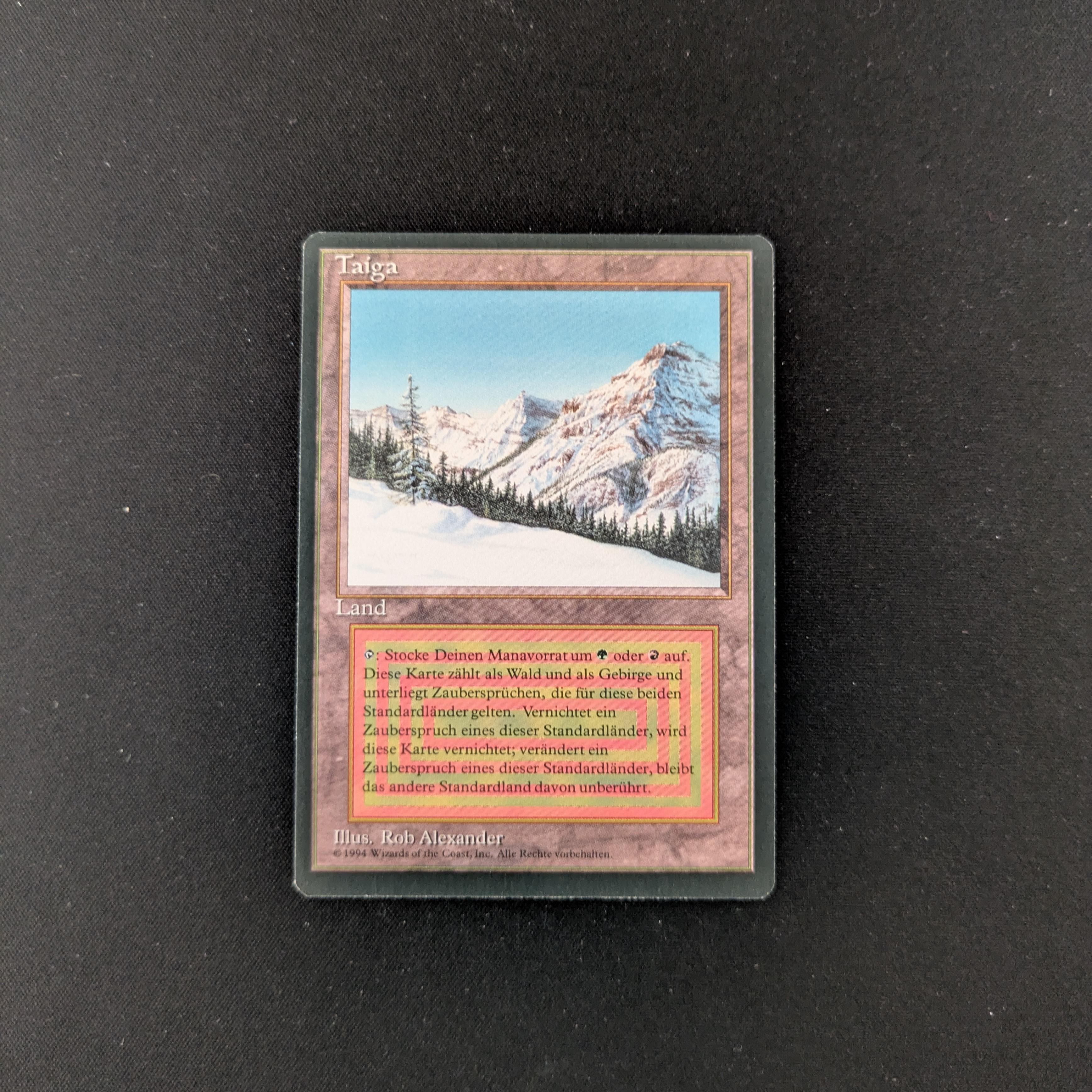 MTG Singles - Taiga - Foreign Black Bordered - German - NM - 25319