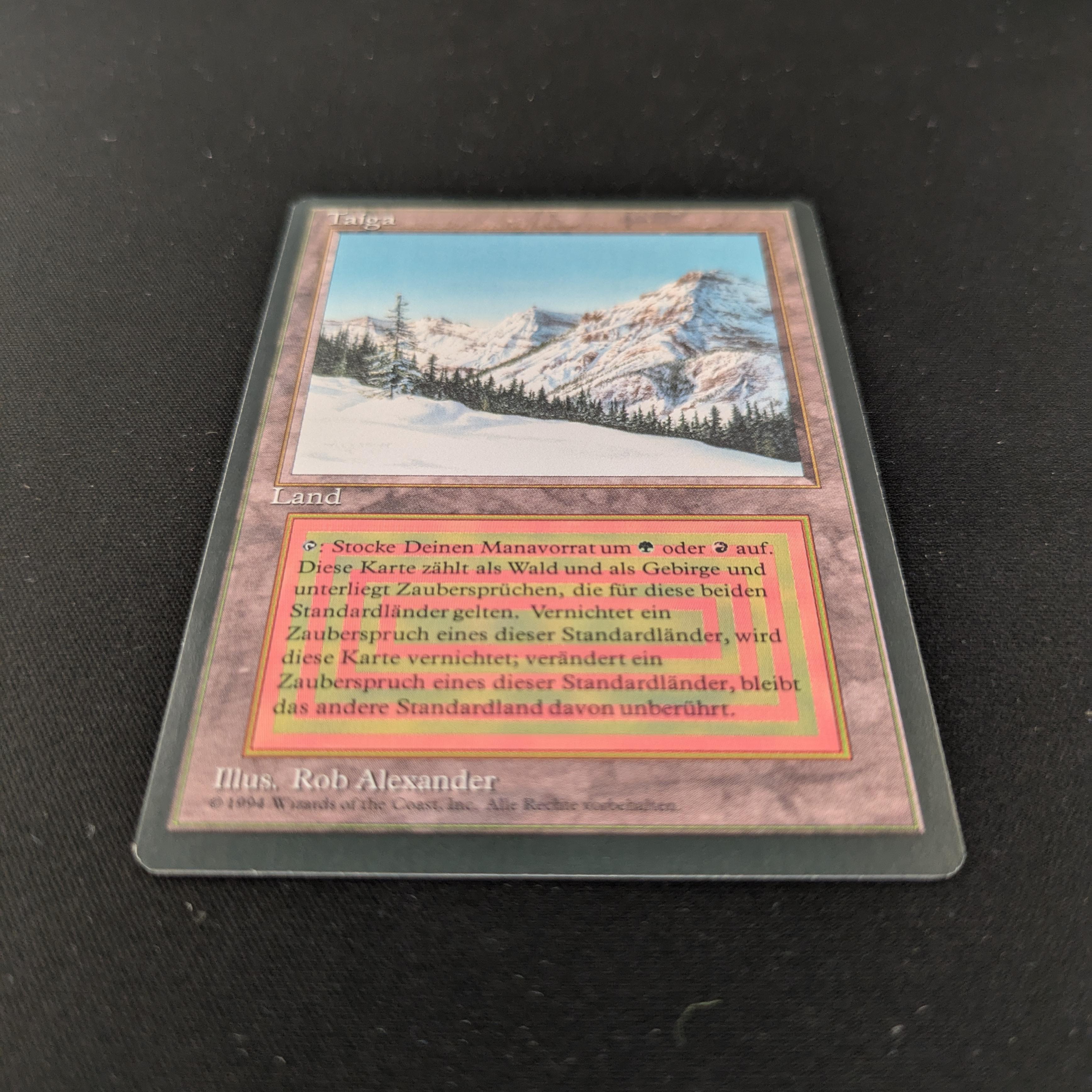 MTG Singles - Taiga - Foreign Black Bordered - 