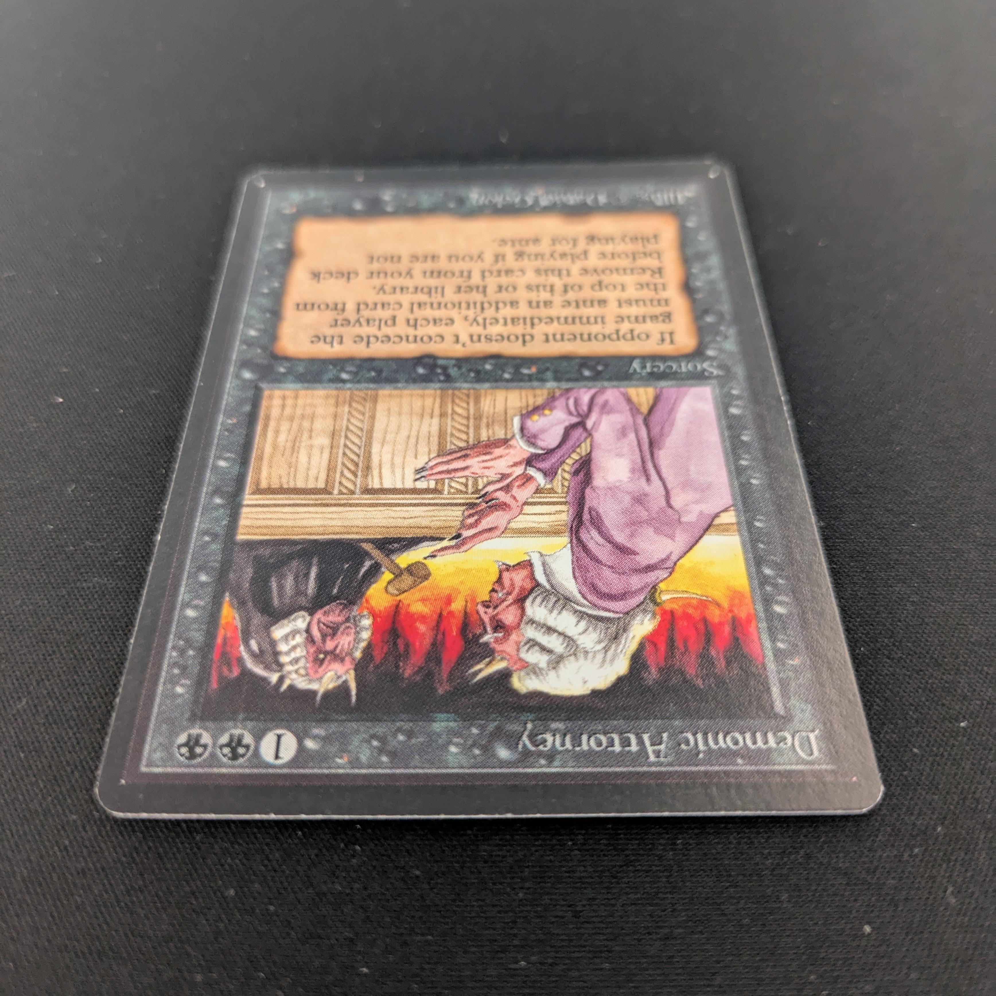 MTG Singles - Demonic Attorney - Beta - 