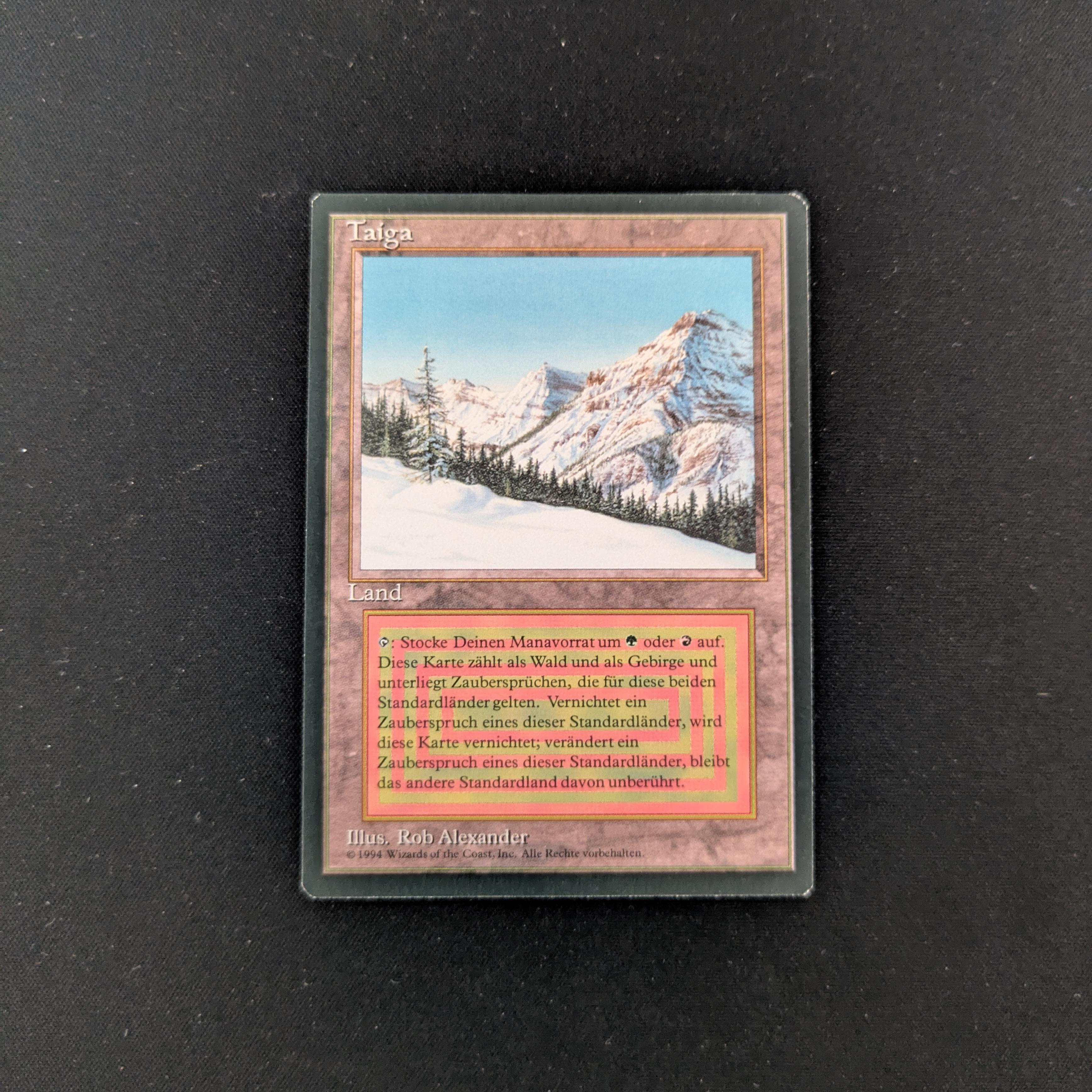MTG Singles - Taiga - Foreign Black Bordered - German - NM - 25485