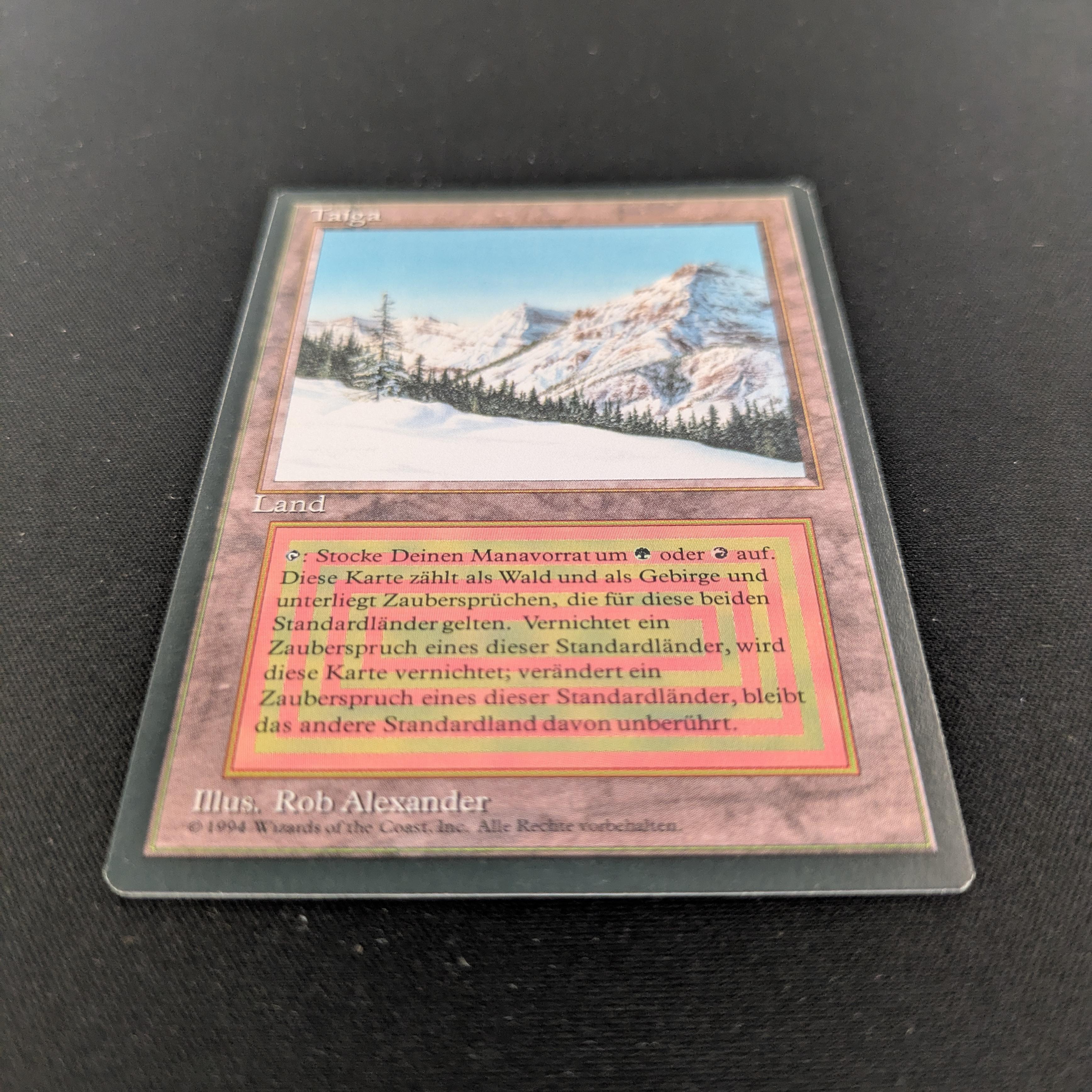 MTG Singles - Taiga - Foreign Black Bordered - 