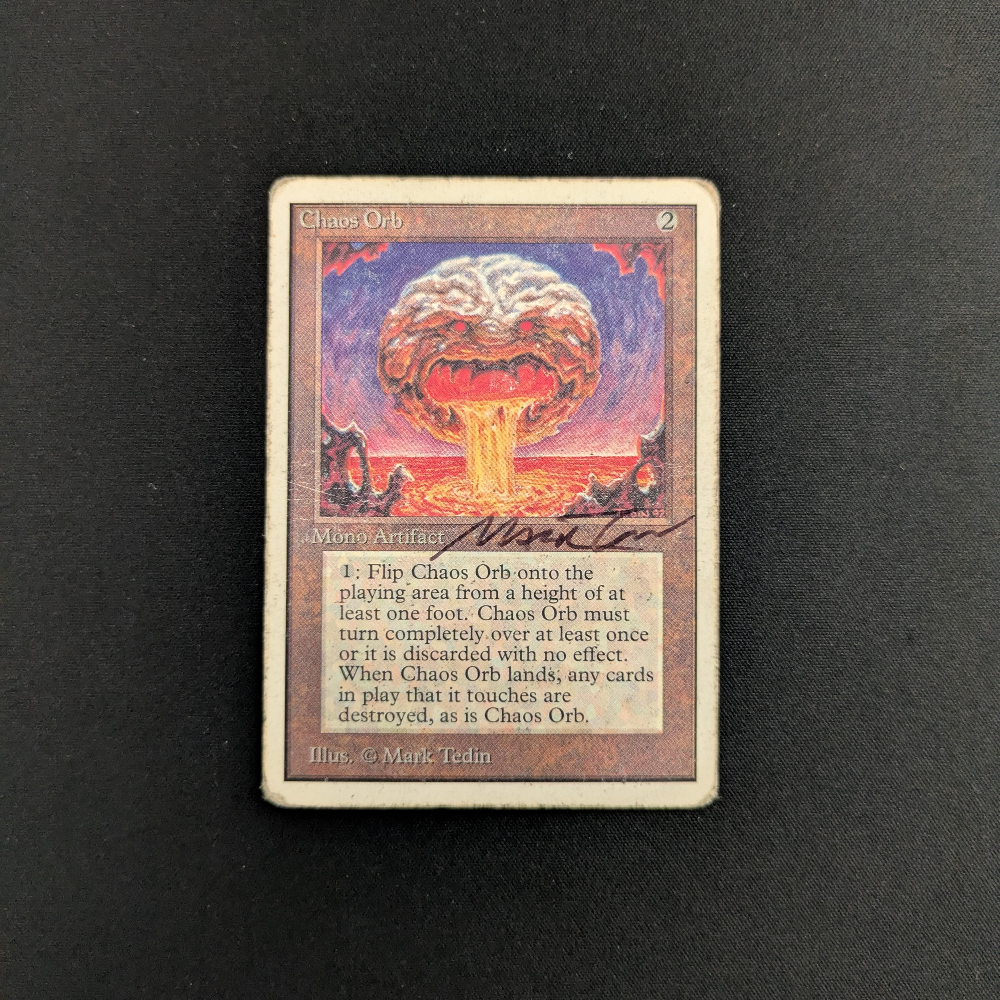 MTG Singles - Chaos Orb - Unlimited - PO - SIGNED - 25620