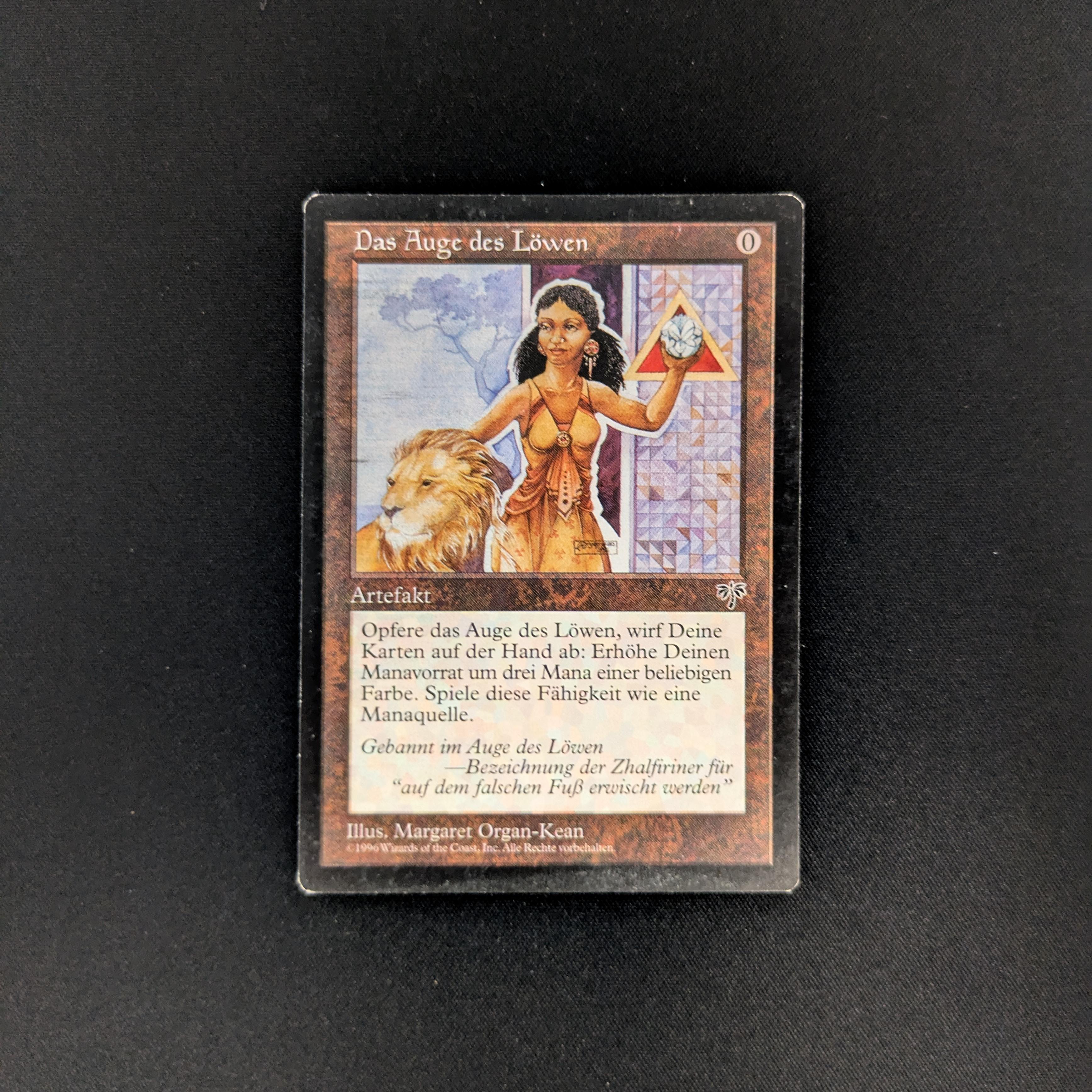 MTG Singles - Lion's Eye Diamond - Mirage - German - LP - PRINT ERROR - 25823