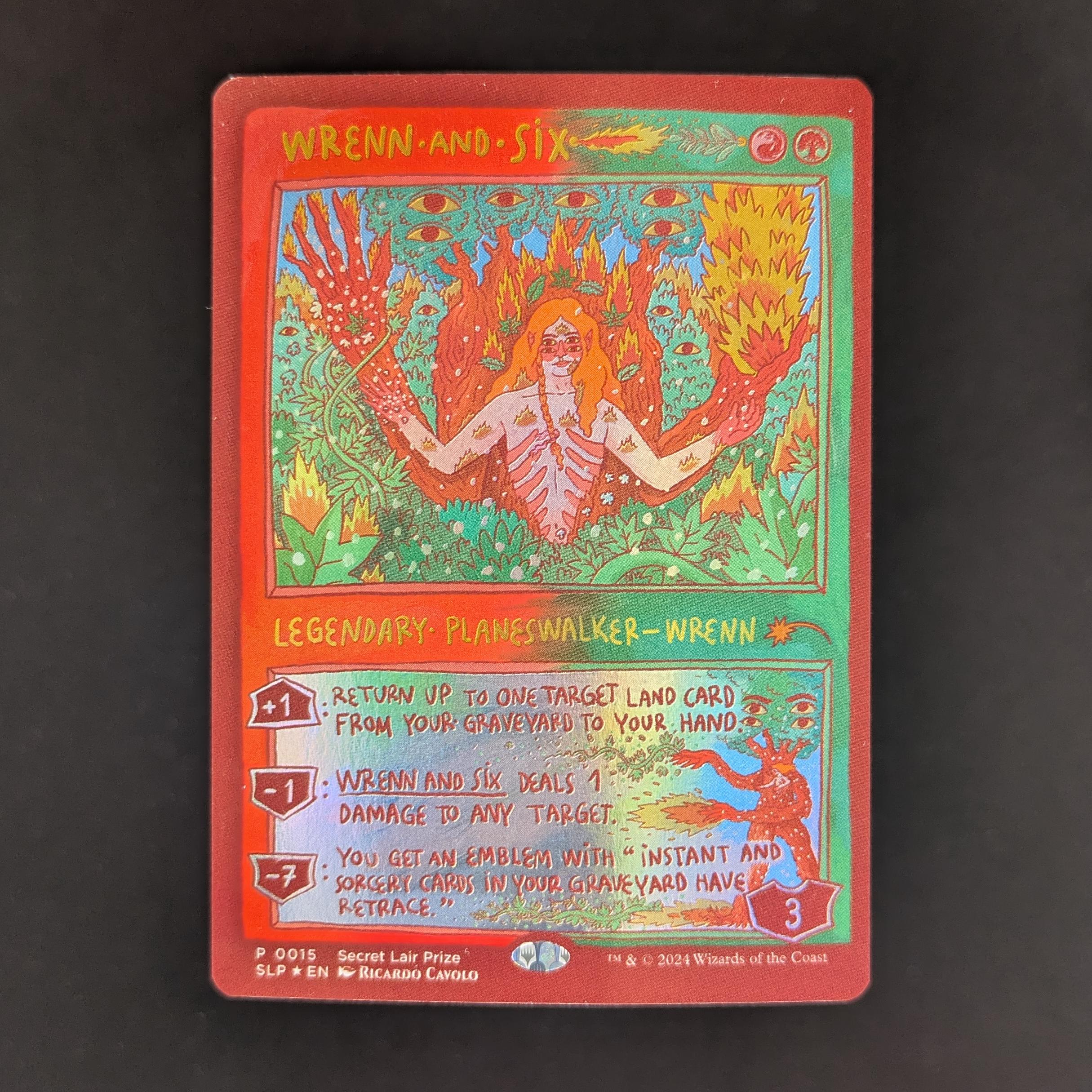 MTG Singles - [FOIL] Wrenn and Six (Top 32 Promo) - MagicCon Products - NM - 