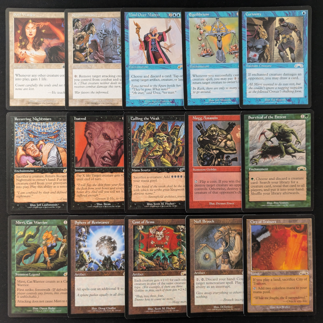 MTG Singles - Full Set - Exodus - NM-EX - 