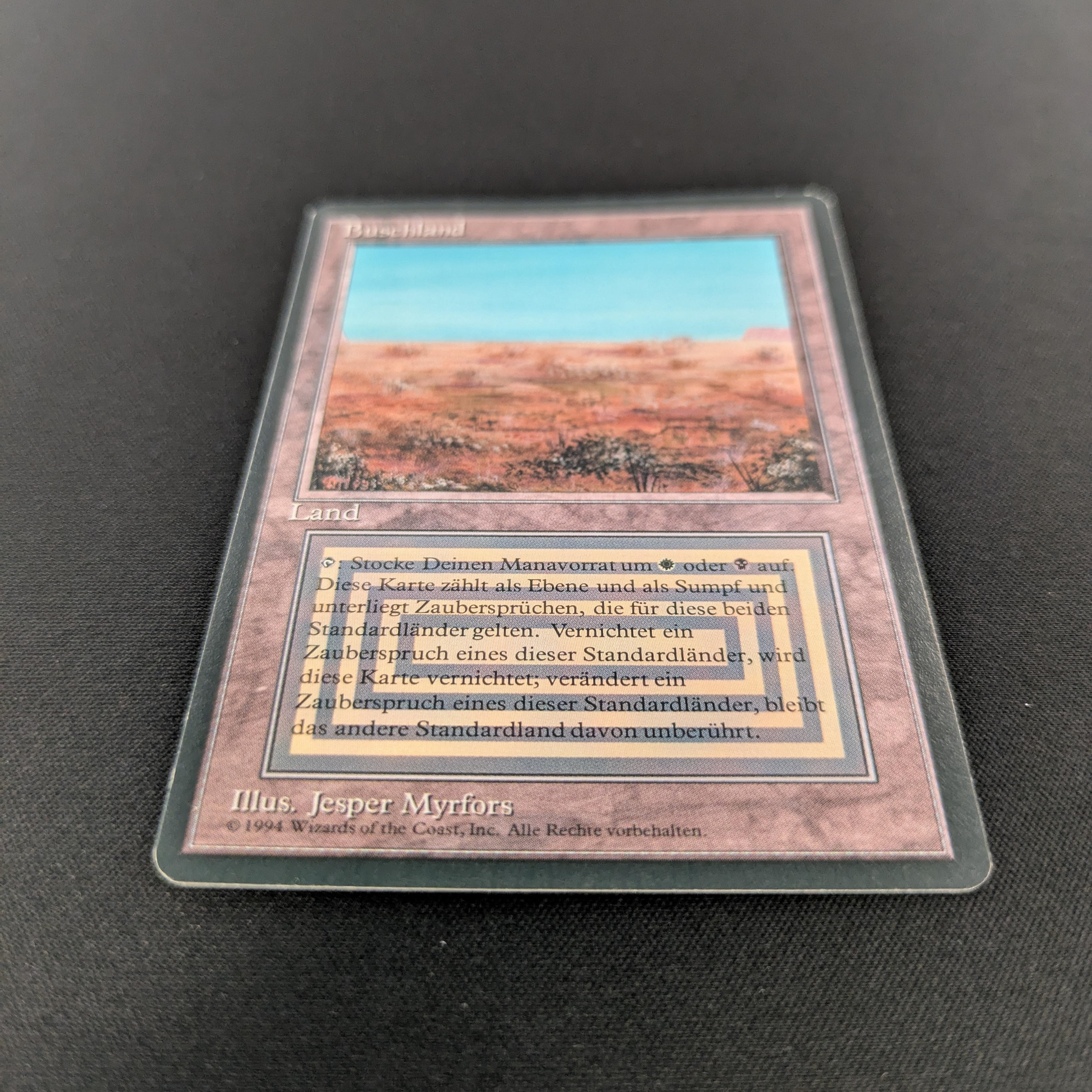 MTG Singles - Scrubland - Foreign Black Bordered - 