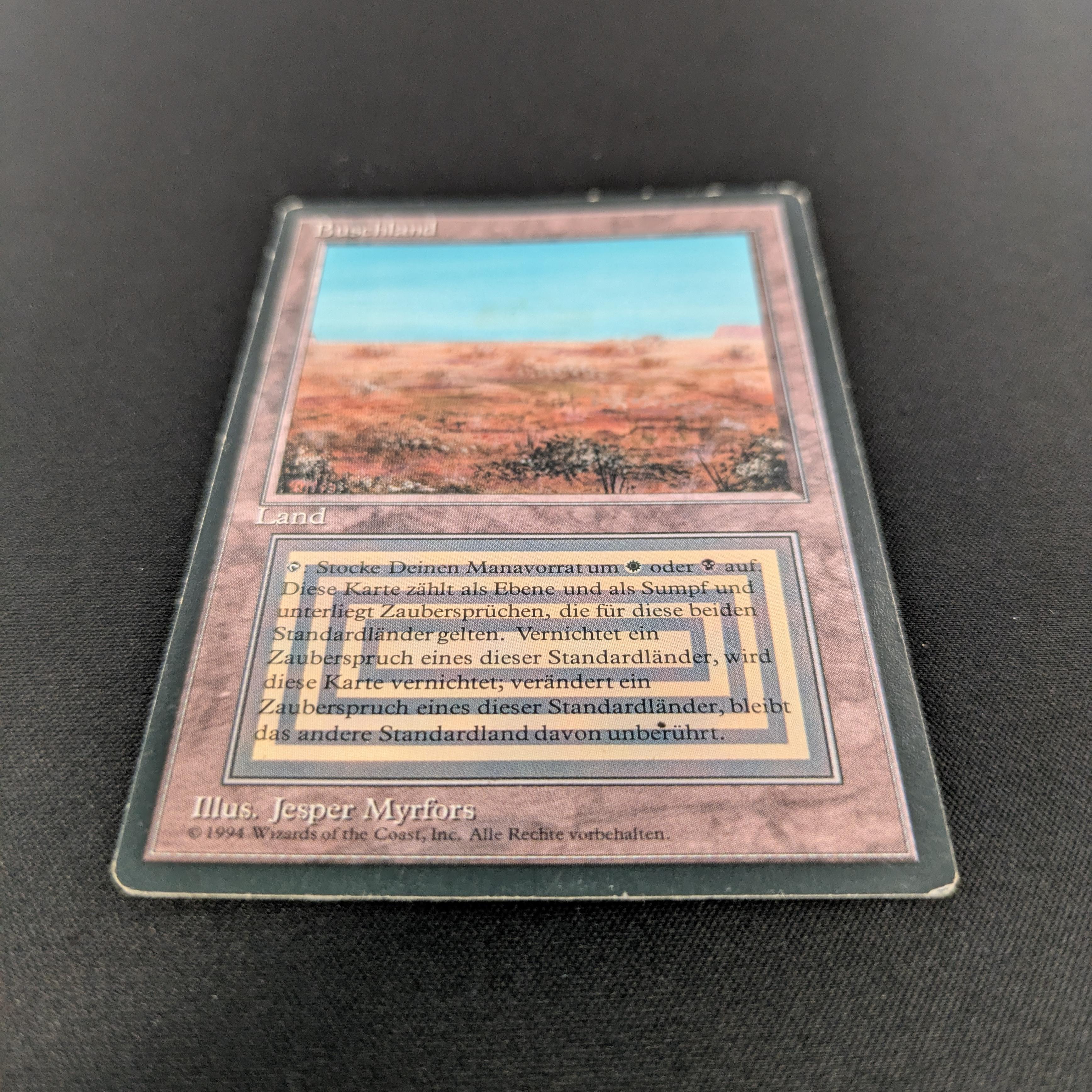 MTG Singles - Scrubland - Foreign Black Bordered - 