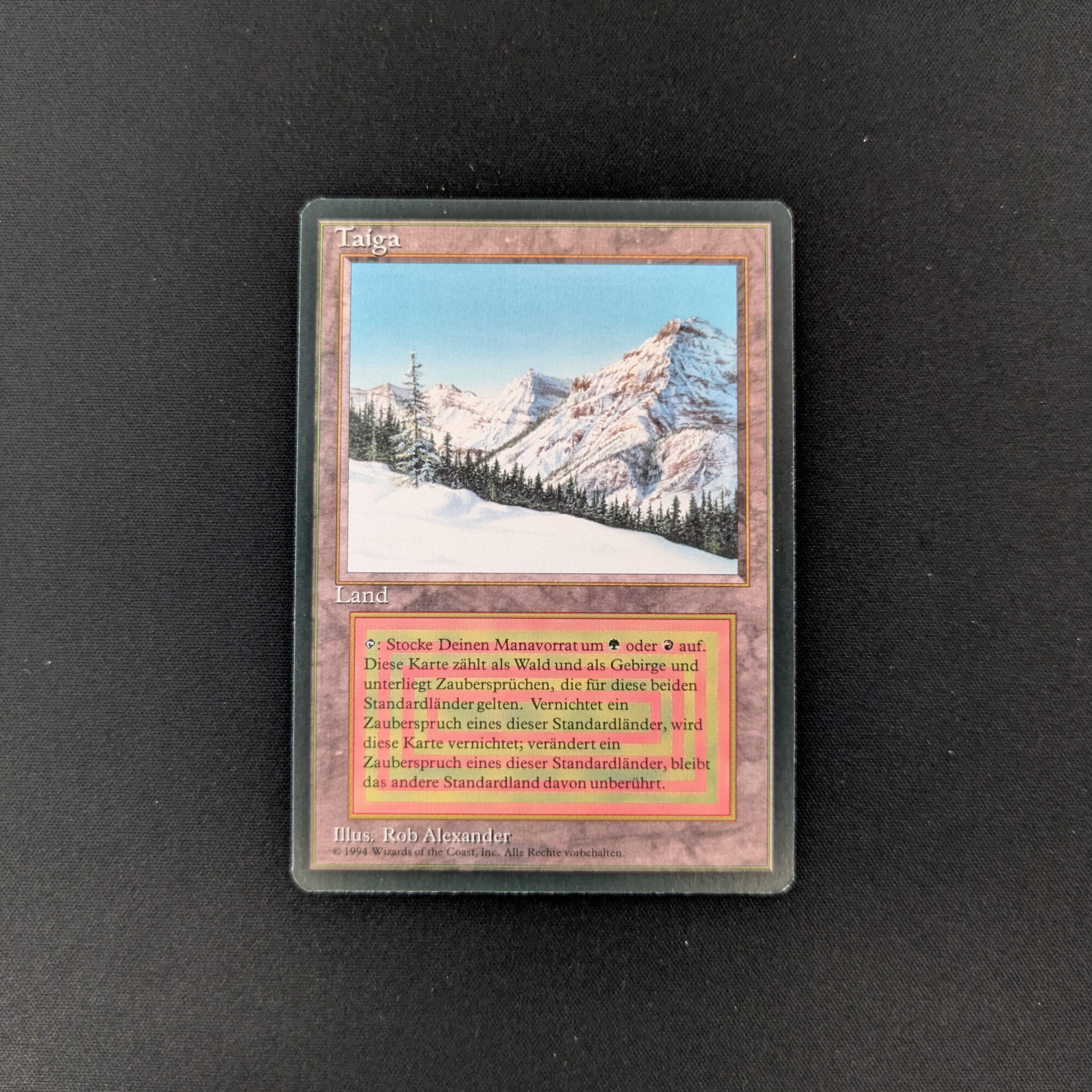 MTG Singles - Taiga - Foreign Black Bordered - German - NM - 25888