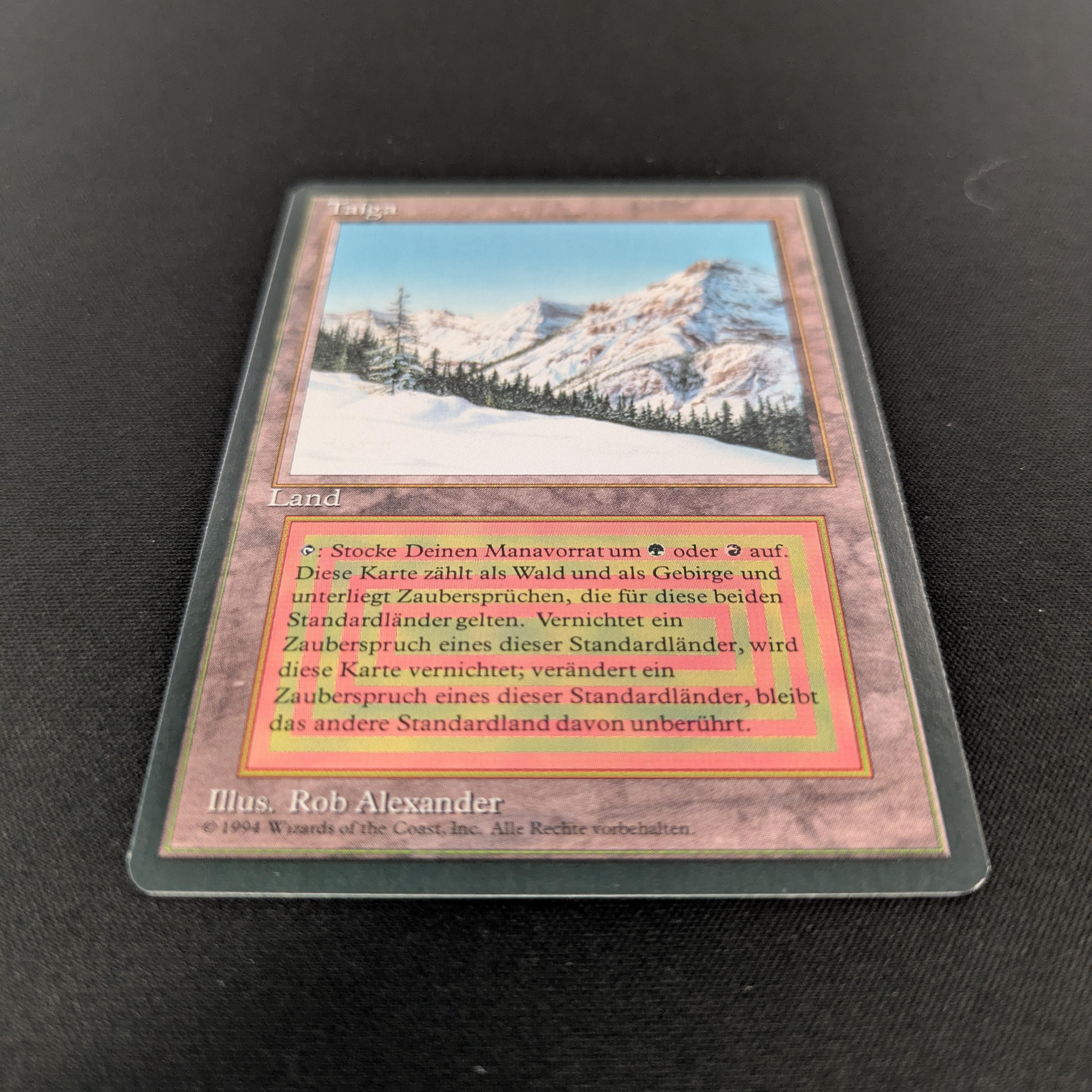 MTG Singles - Taiga - Foreign Black Bordered - 