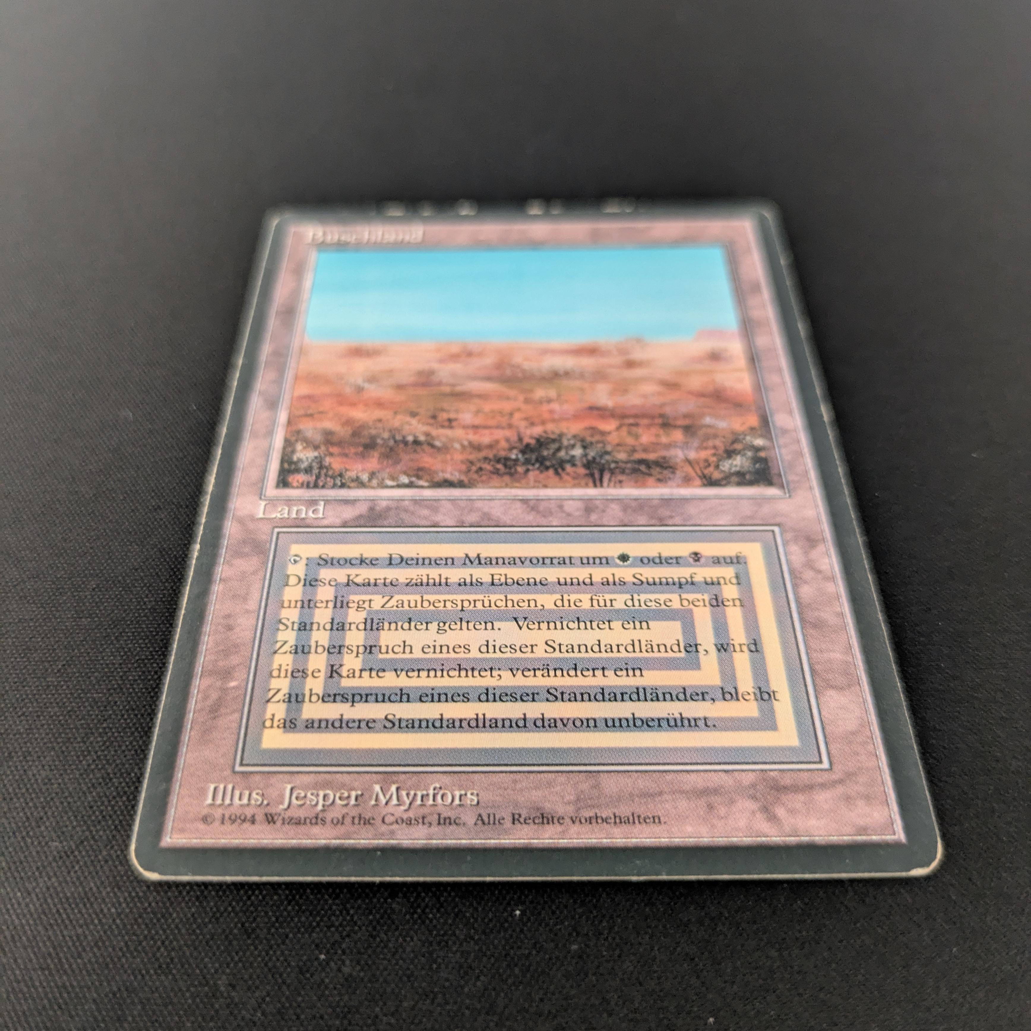 MTG Singles - Scrubland - Foreign Black Bordered - 