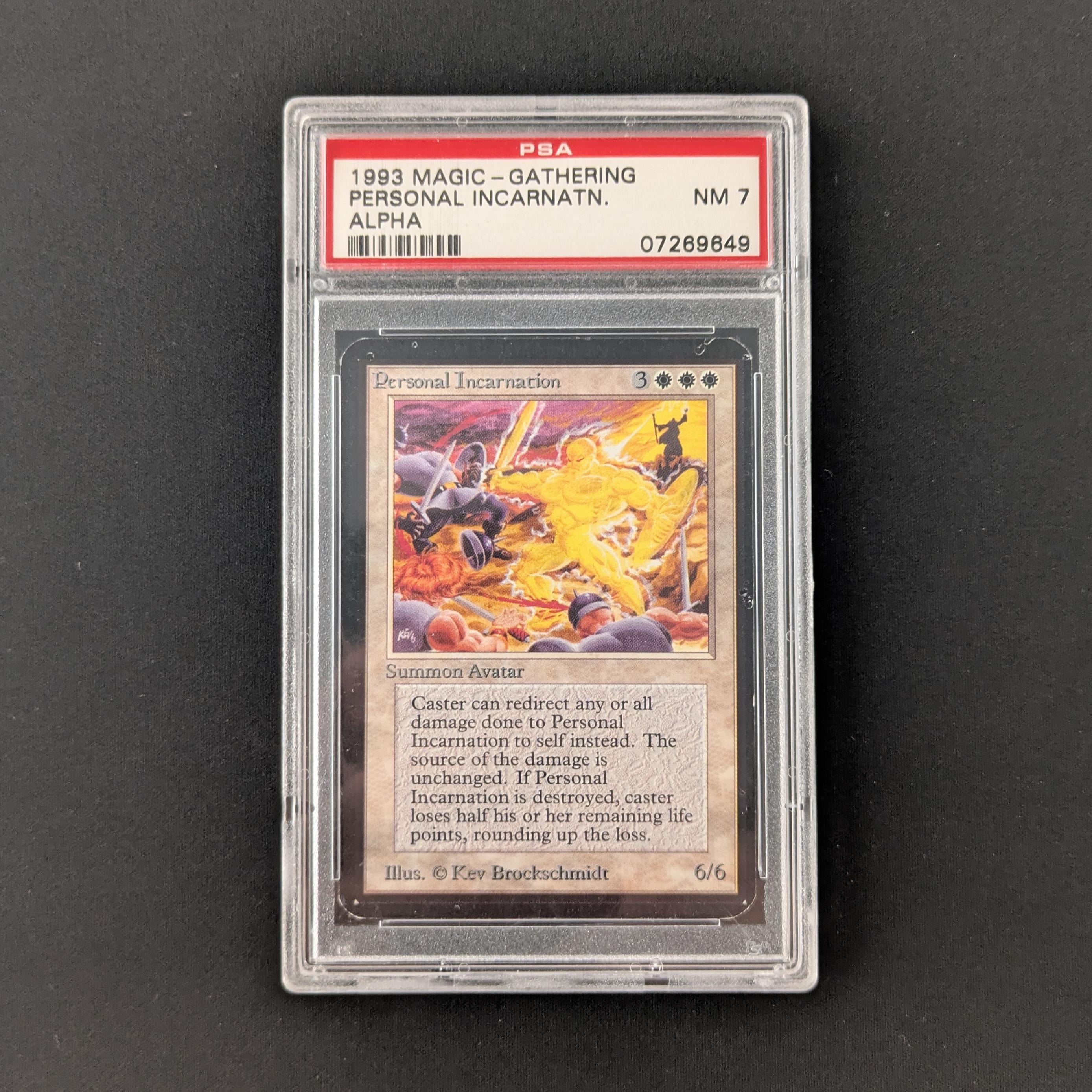 MTG Singles - Personal Incarnation - Alpha - PSA 7 - 26102