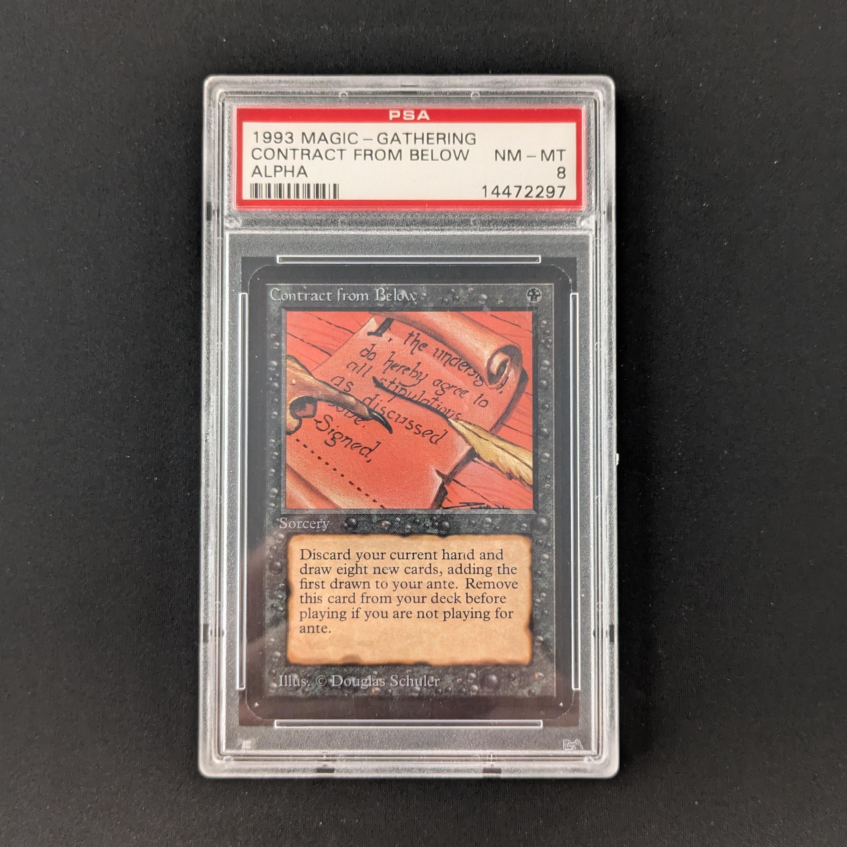 MTG Singles - Contract from Below - Alpha - PSA 8 - 26105