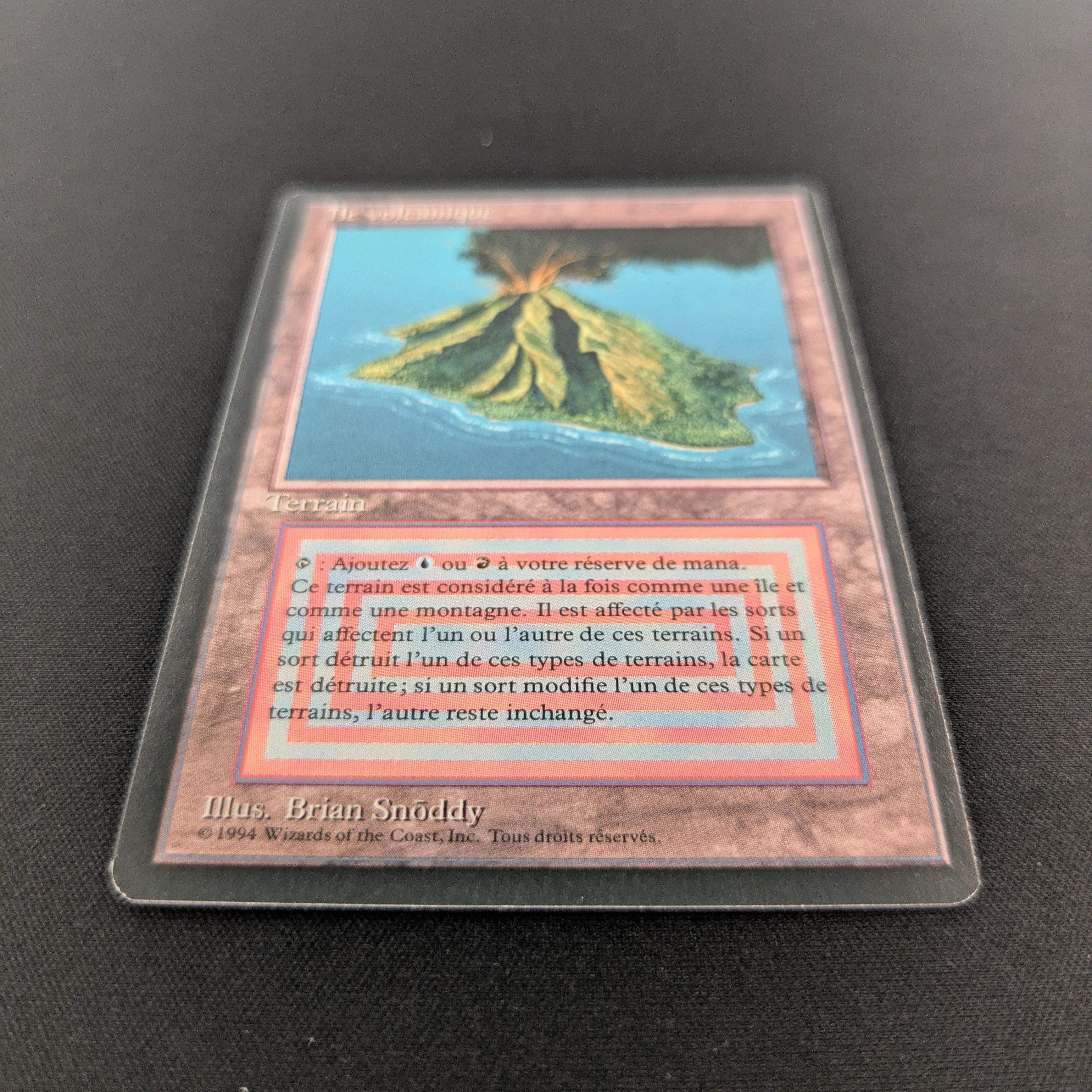 MTG Singles - Volcanic Island - Foreign Black Bordered - 