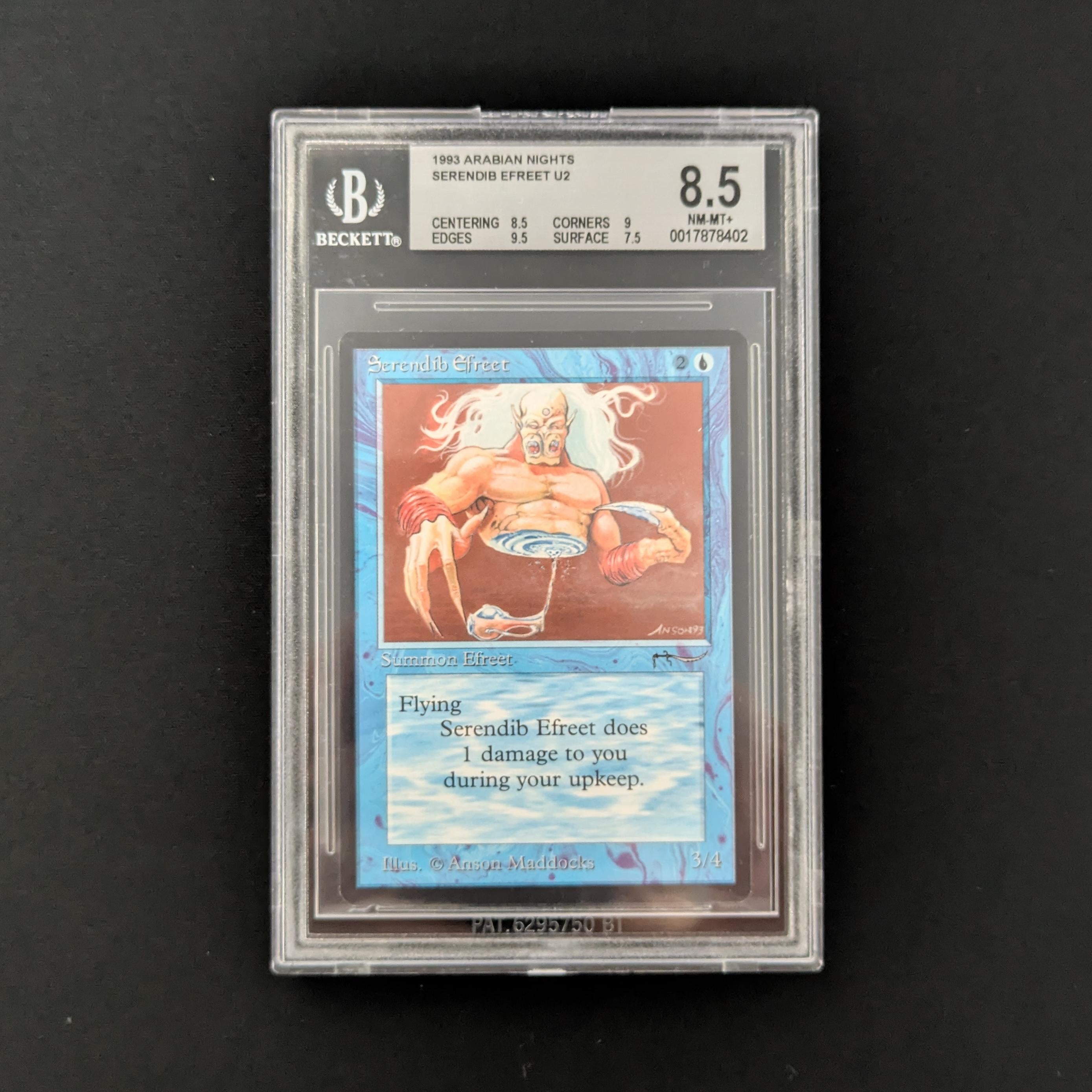 MTG Singles - Serendib Efreet - Arabian Nights - BGS 8.5 - 26193