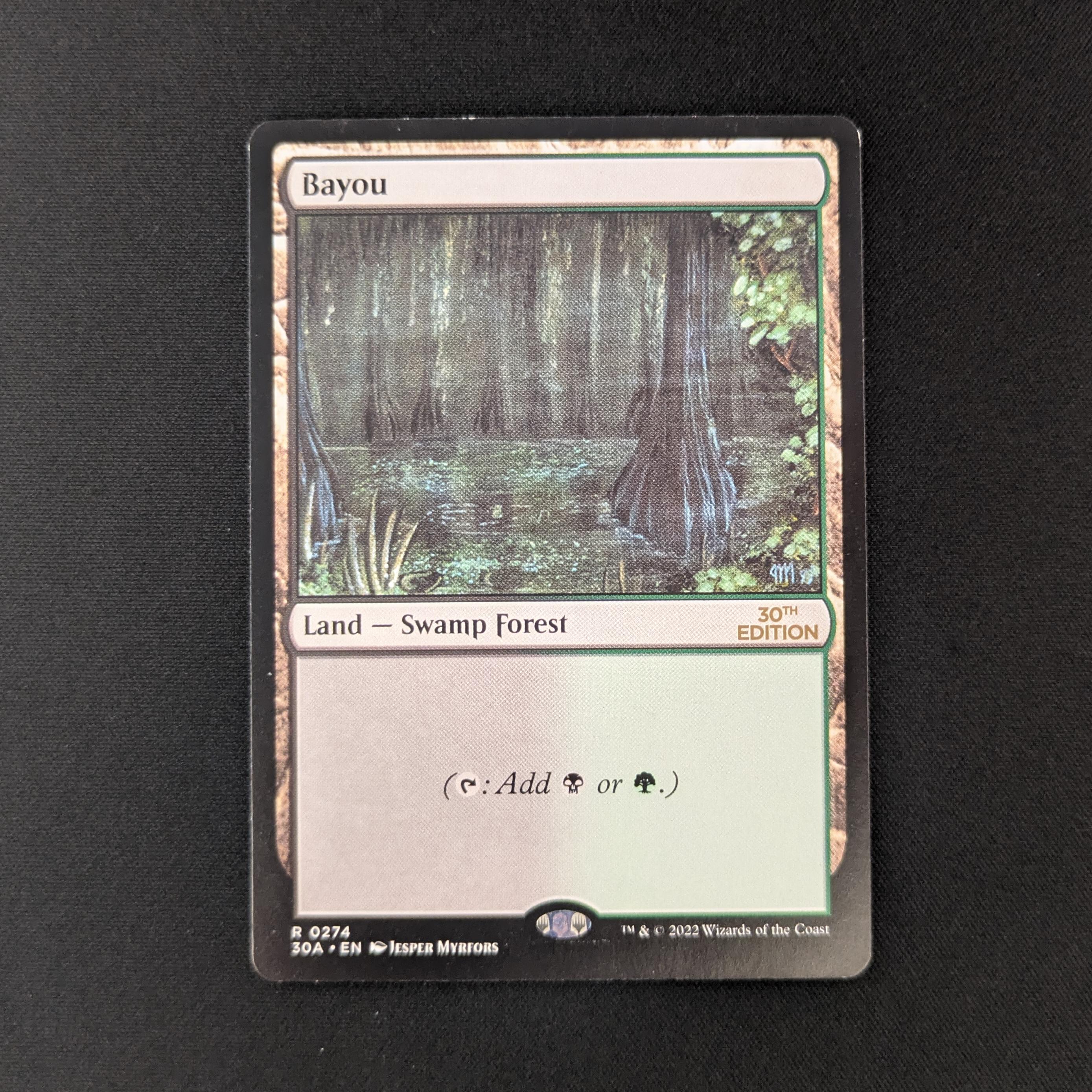 MTG Singles - Bayou (Modern Frame) - 30th Anniversary Edition - NM - 26238