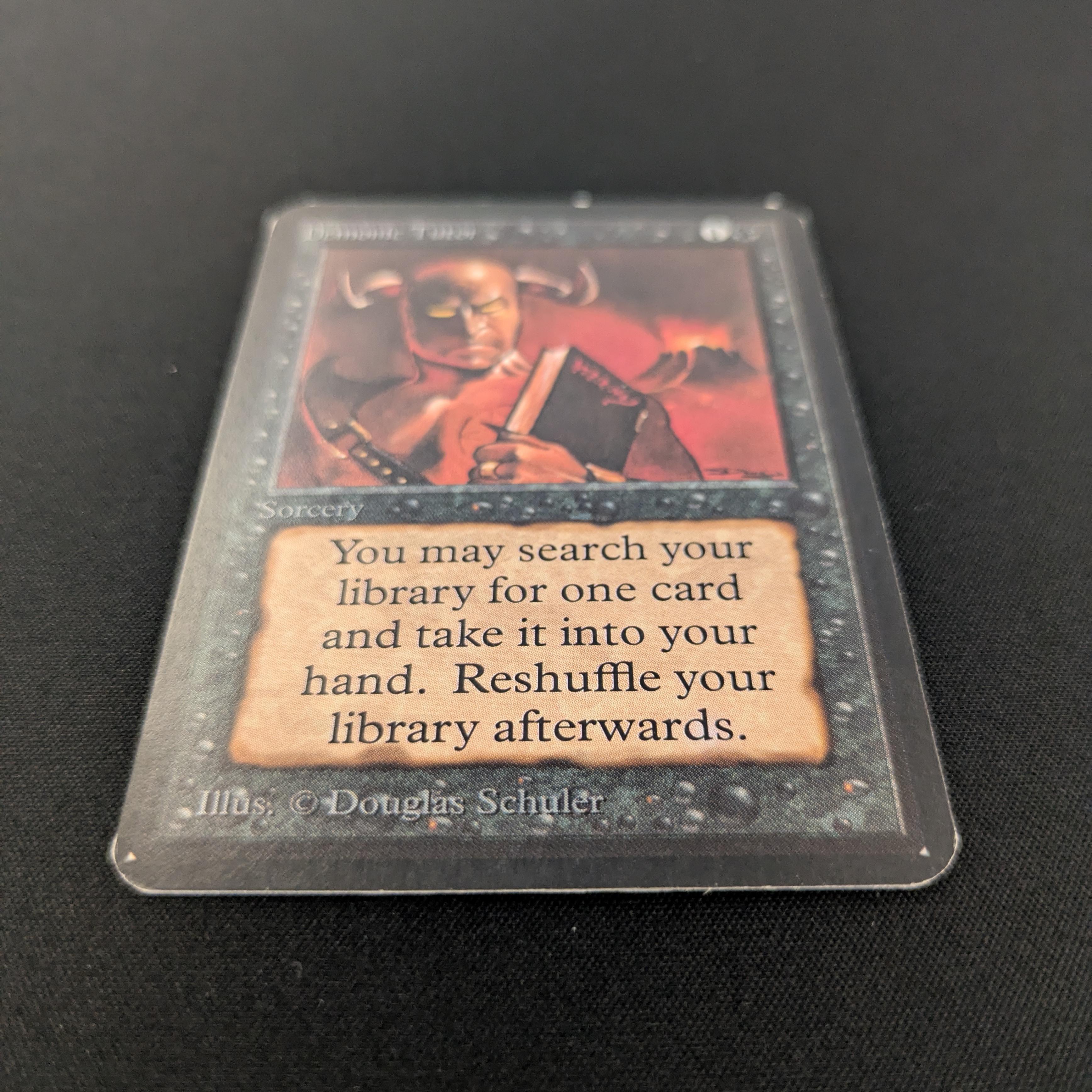 MTG Singles - Demonic Tutor - Alpha - 