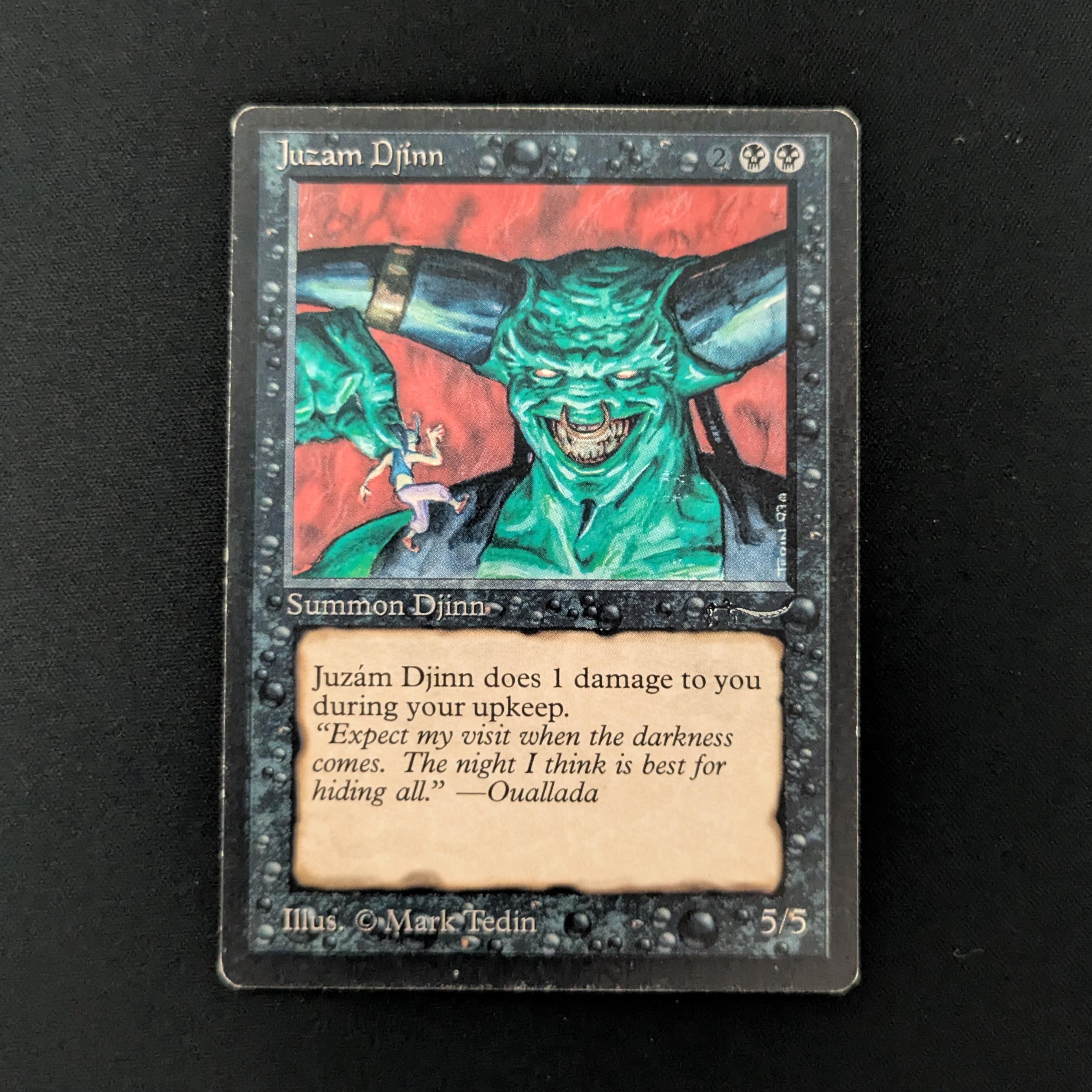 MTG Singles - Juzam Djinn - Arabian Nights - LP - 26450