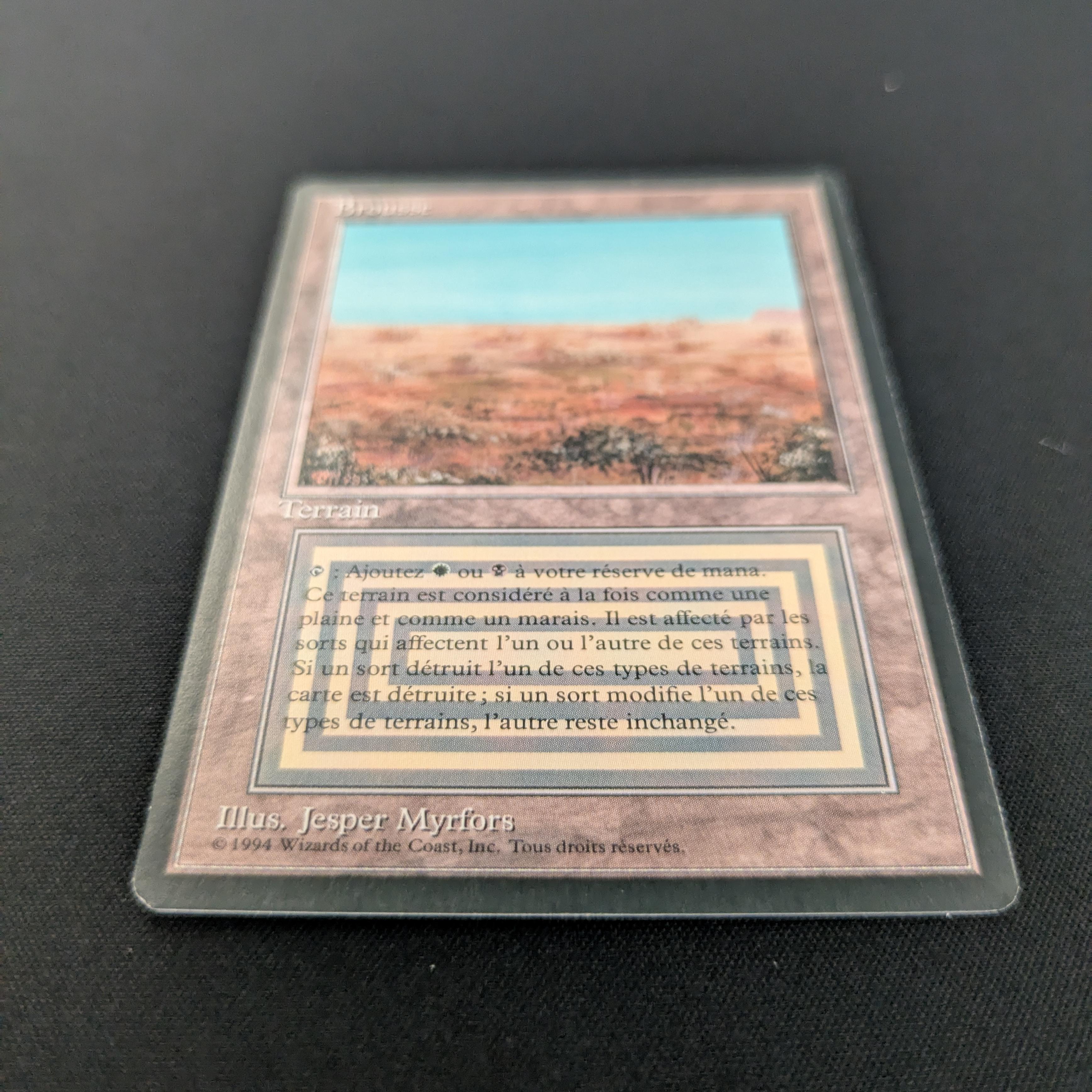 MTG Singles - Scrubland - Foreign Black Bordered - 