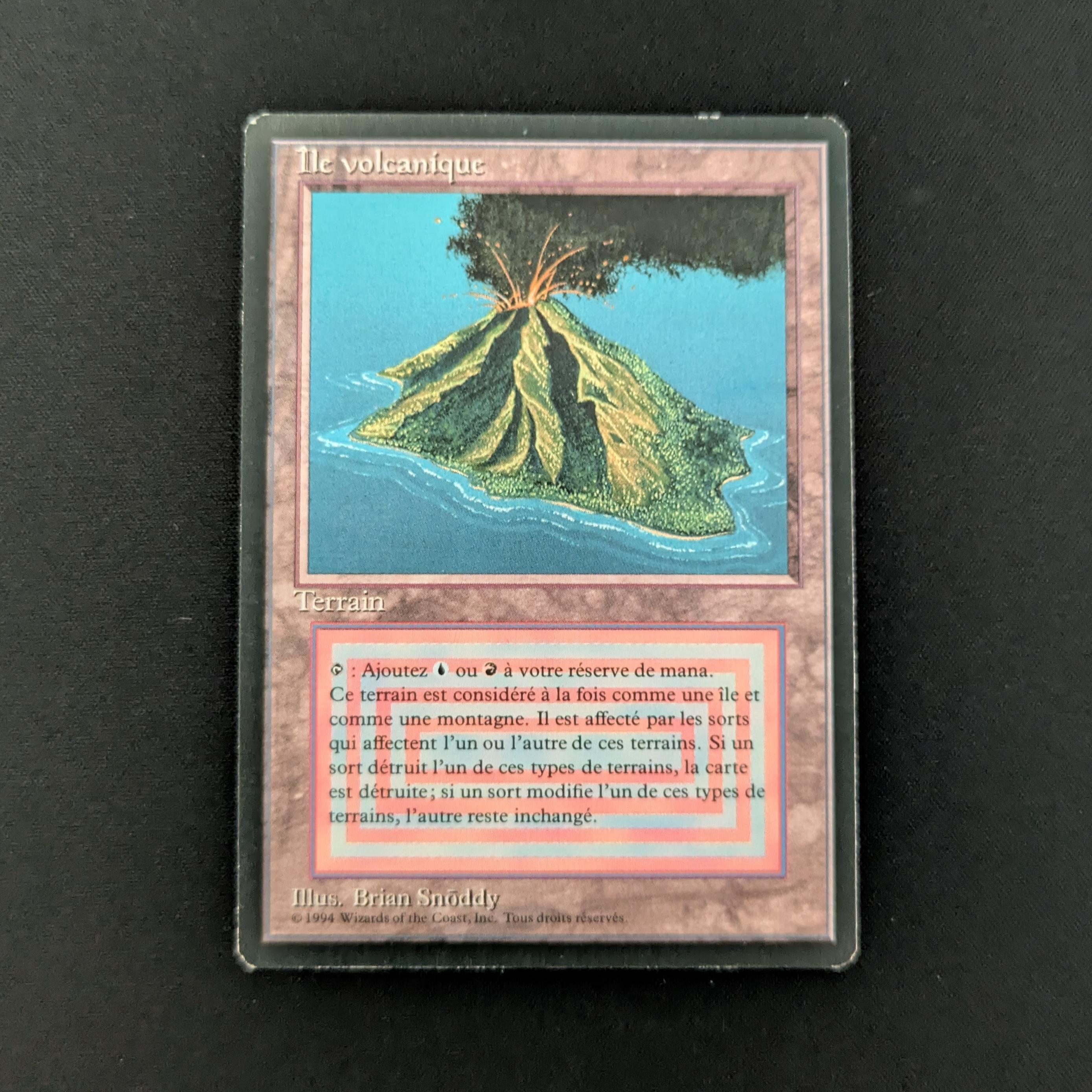MTG Singles - Volcanic Island - Foreign Black Bordered - French - EX - 26527