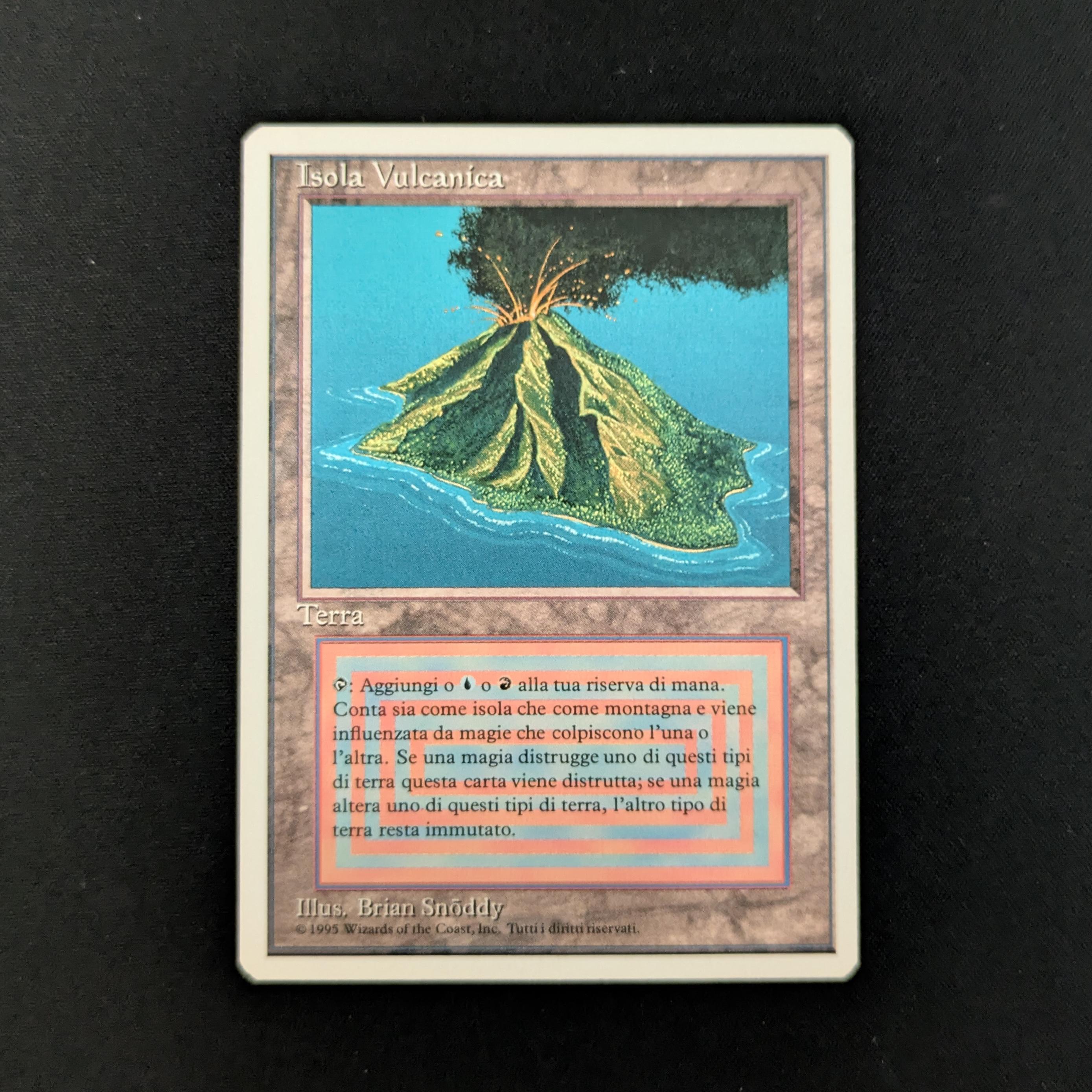 MTG Singles - Volcanic Island - Foreign White Bordered - Italian - NM - 26534