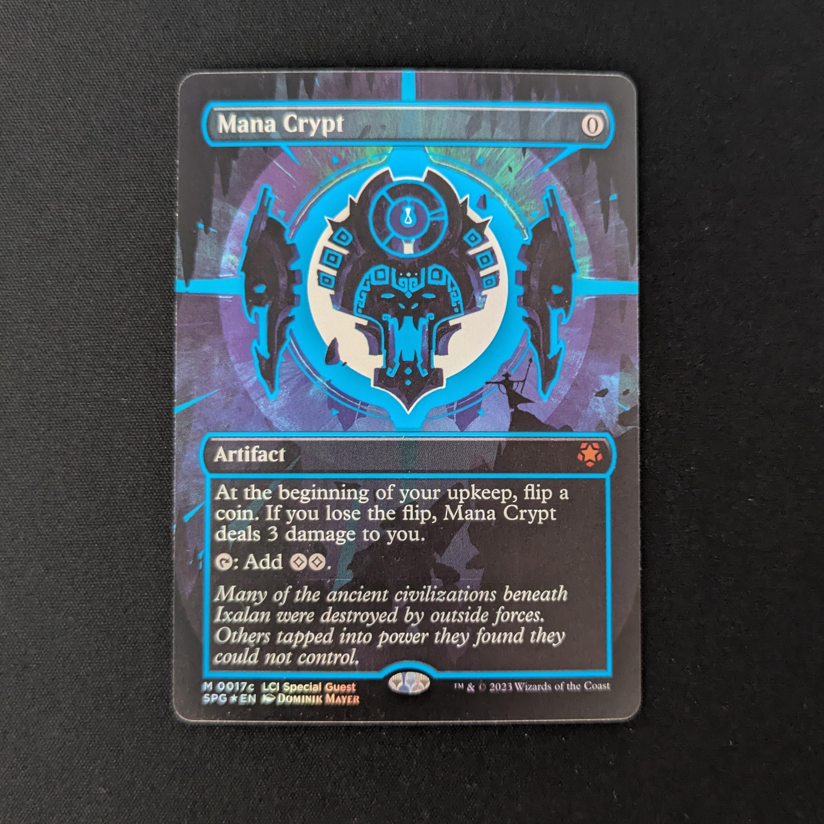 MTG Singles - [FOIL] Mana Crypt (Neon Ink Blue) - Special Guests - NM - 