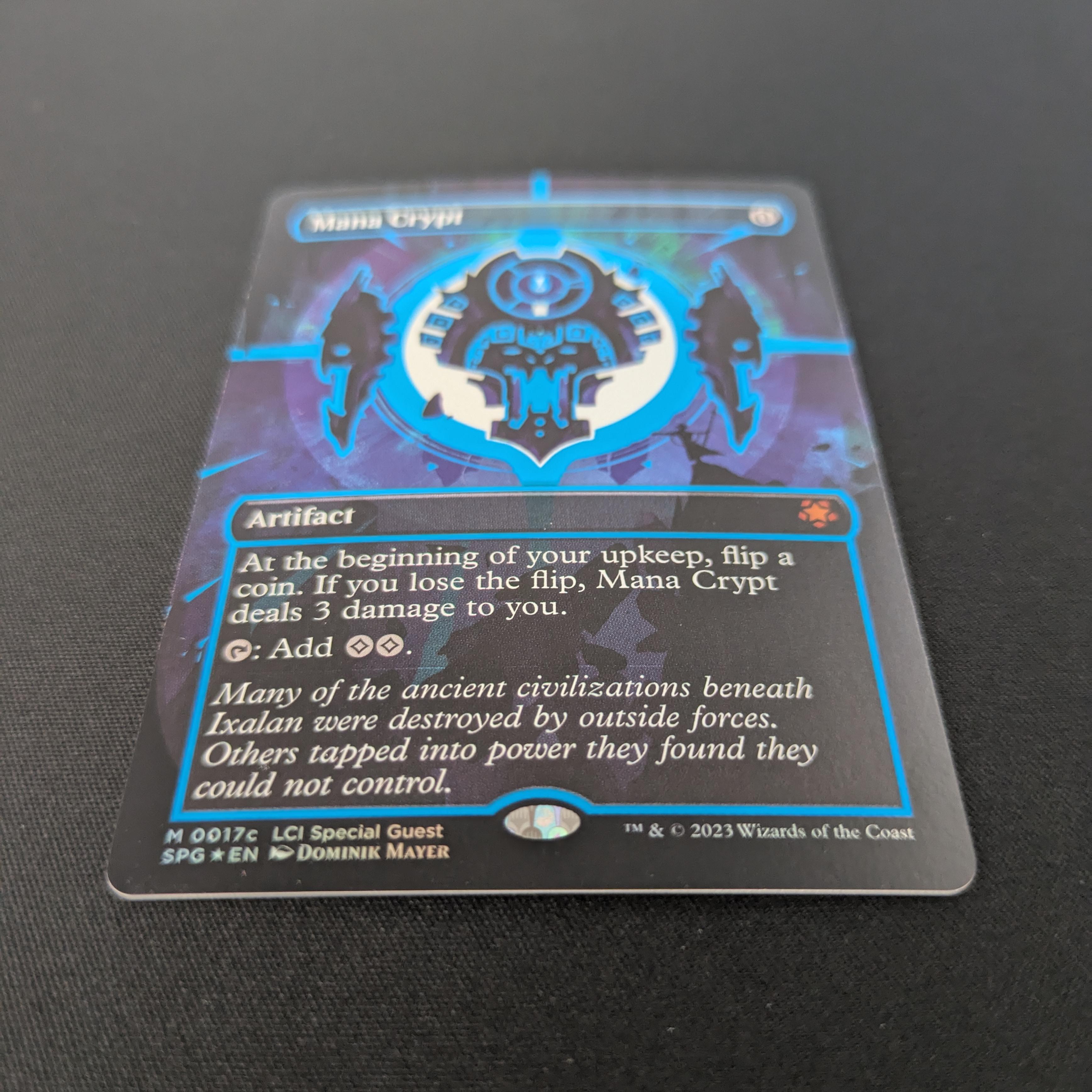 MTG Singles - [FOIL] Mana Crypt (Neon Ink Blue) - Special Guests - NM - 