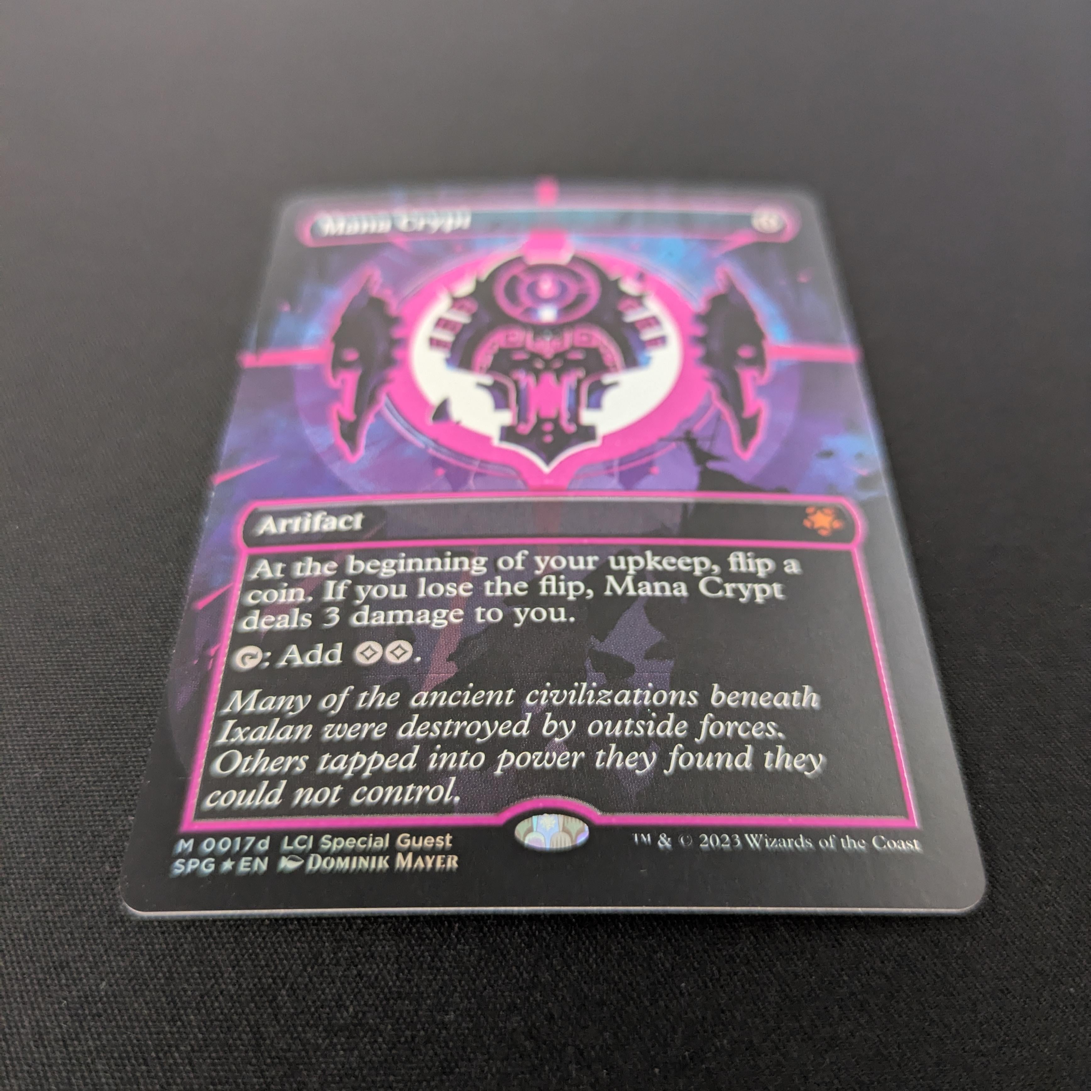 MTG Singles - [FOIL] Mana Crypt (Neon Ink Pink) - Special Guests - NM - 