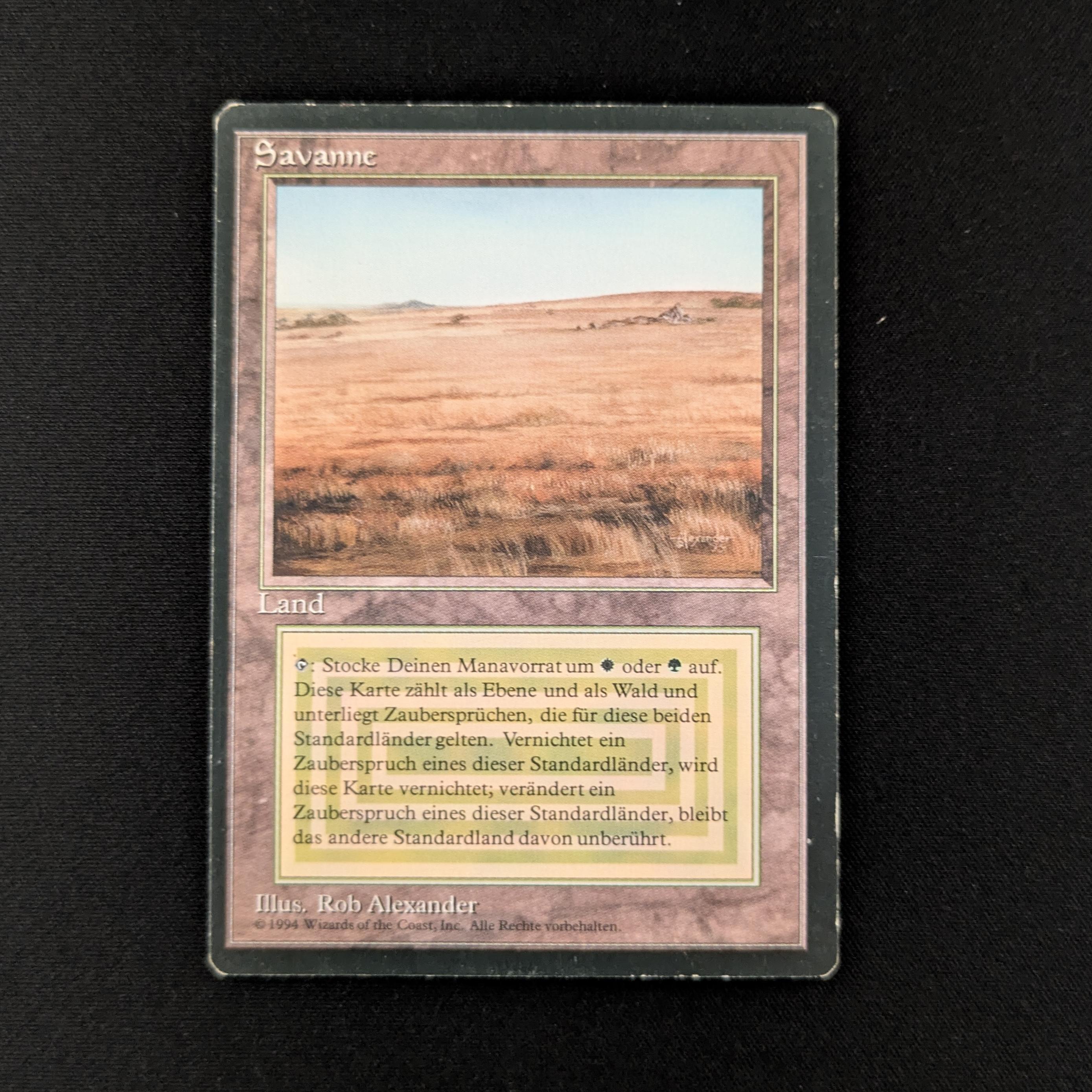 MTG Singles - Savannah - Foreign Black Bordered - German - LP - 26656