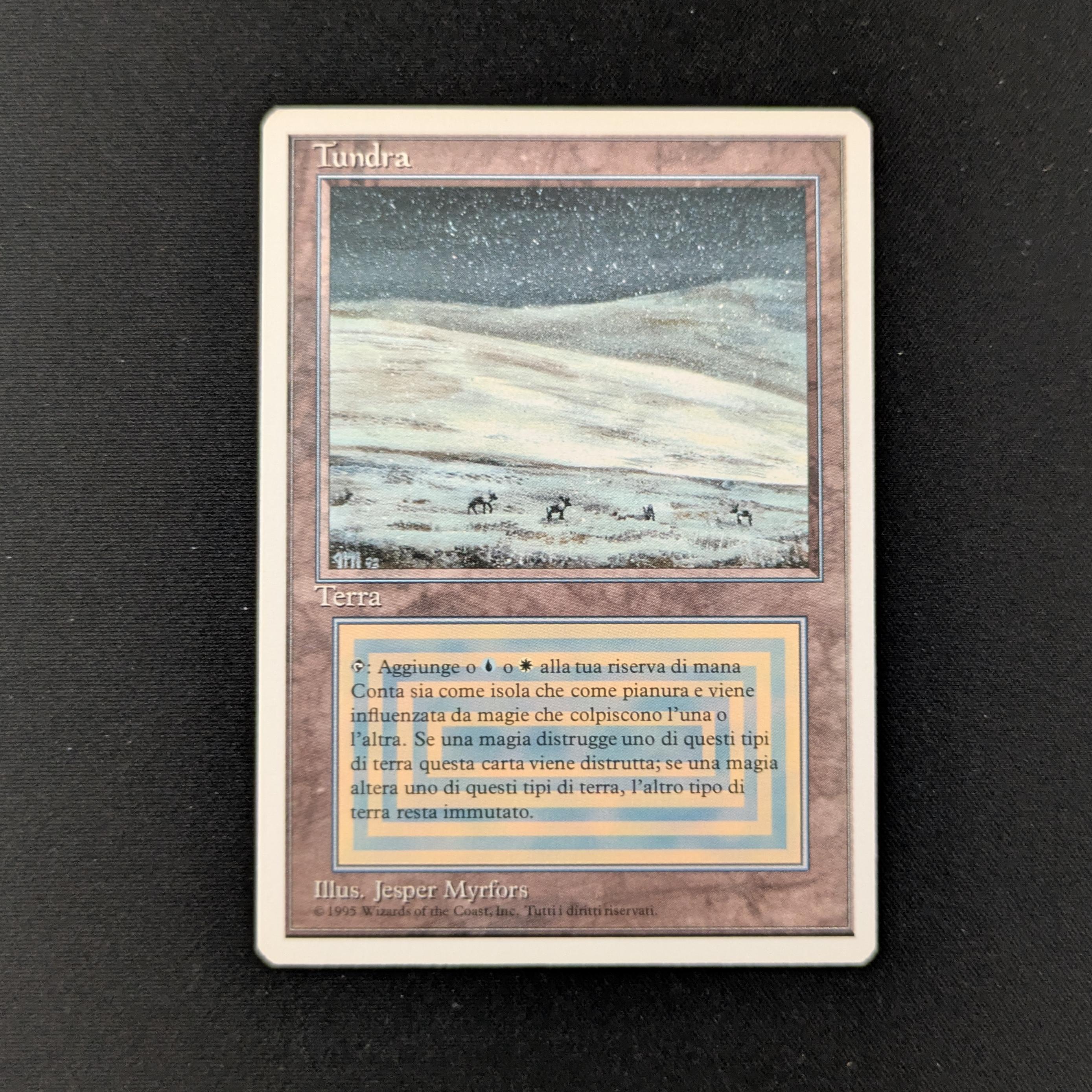MTG Singles - Tundra - Foreign White Bordered - Italian - LP - 26668