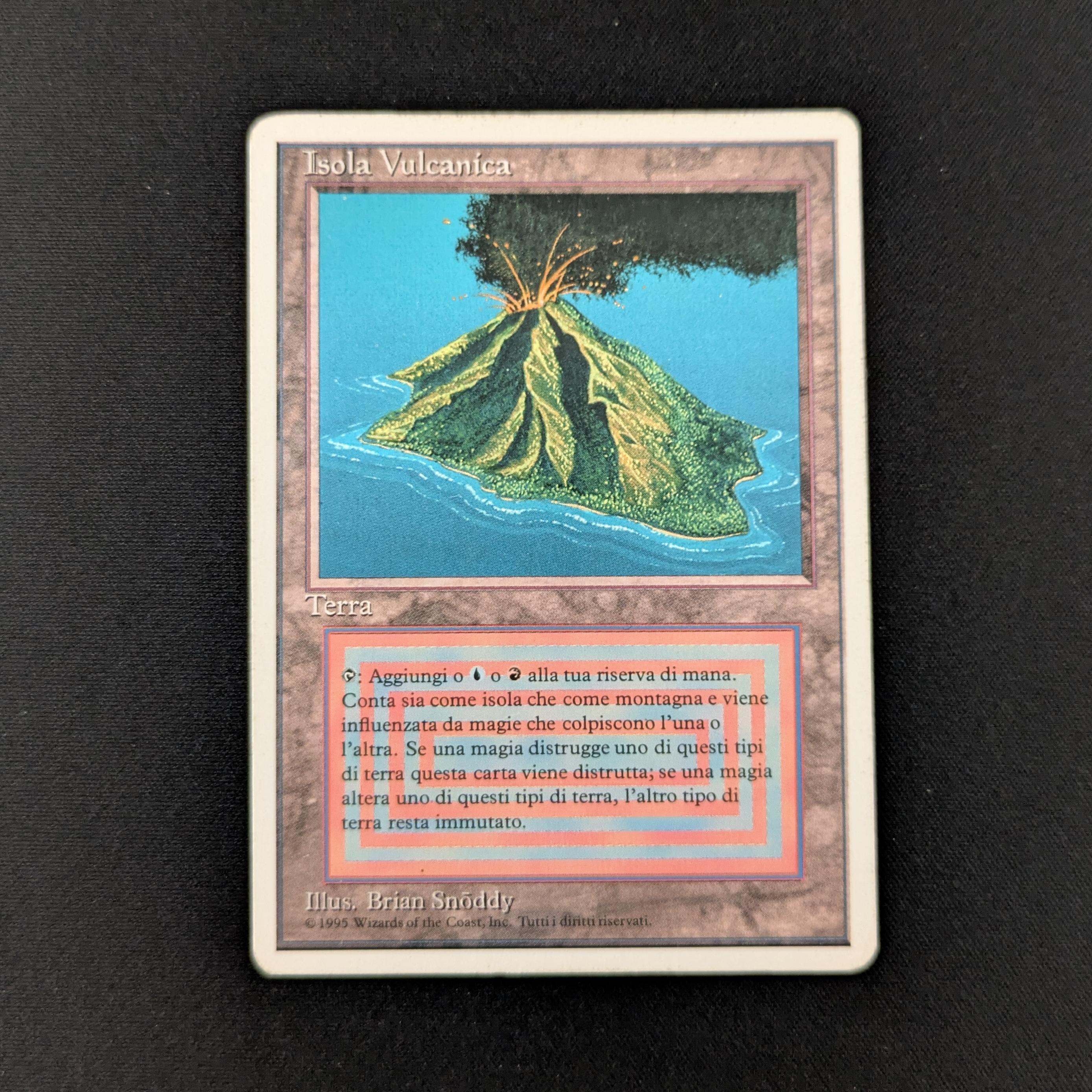 MTG Singles - Volcanic Island - Foreign White Bordered - Italian - PL - 26671